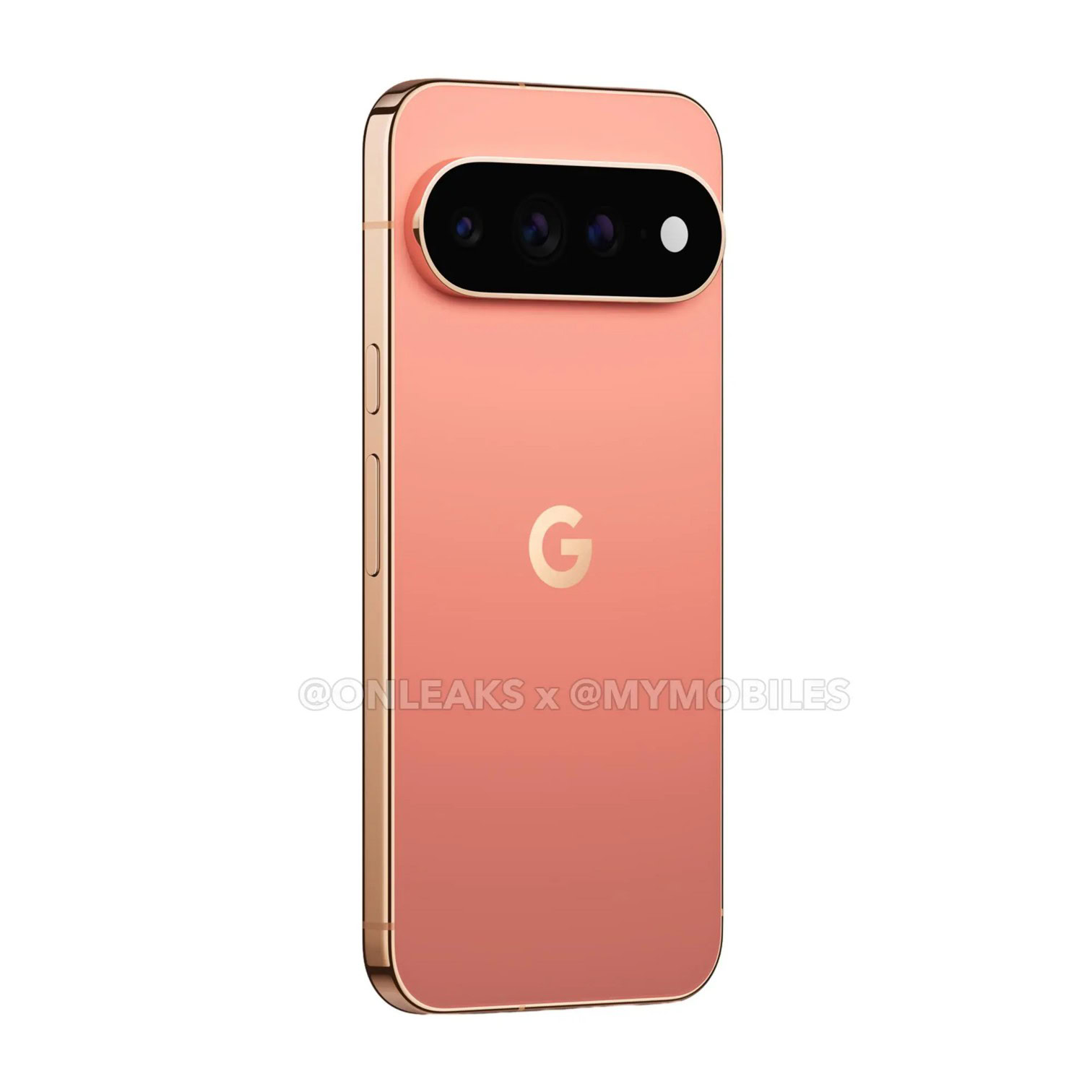 Pixel 11 Pro XL Dune Color Angled View