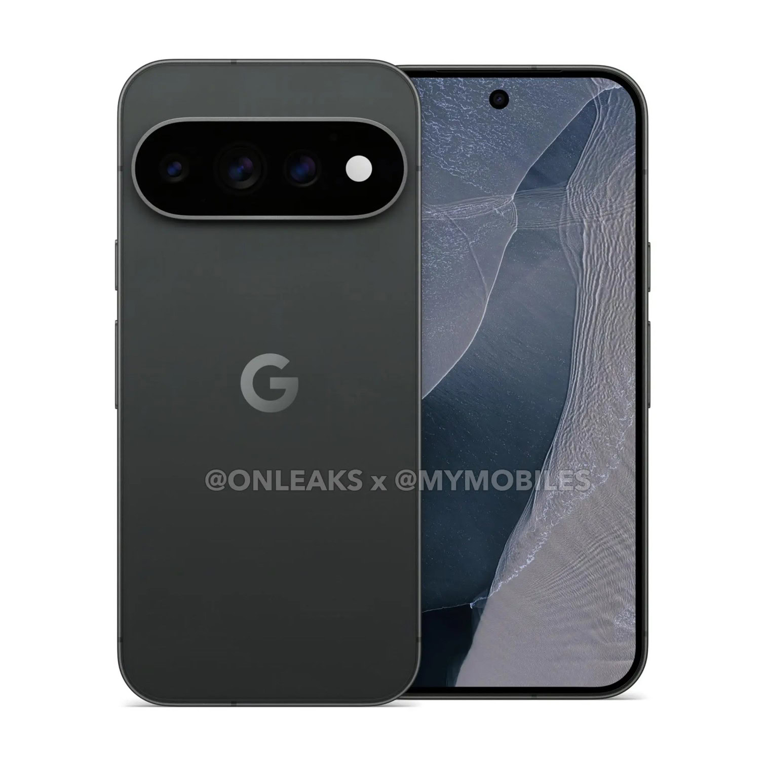 Pixel 11 Pro XL Midnight Color Front and Back