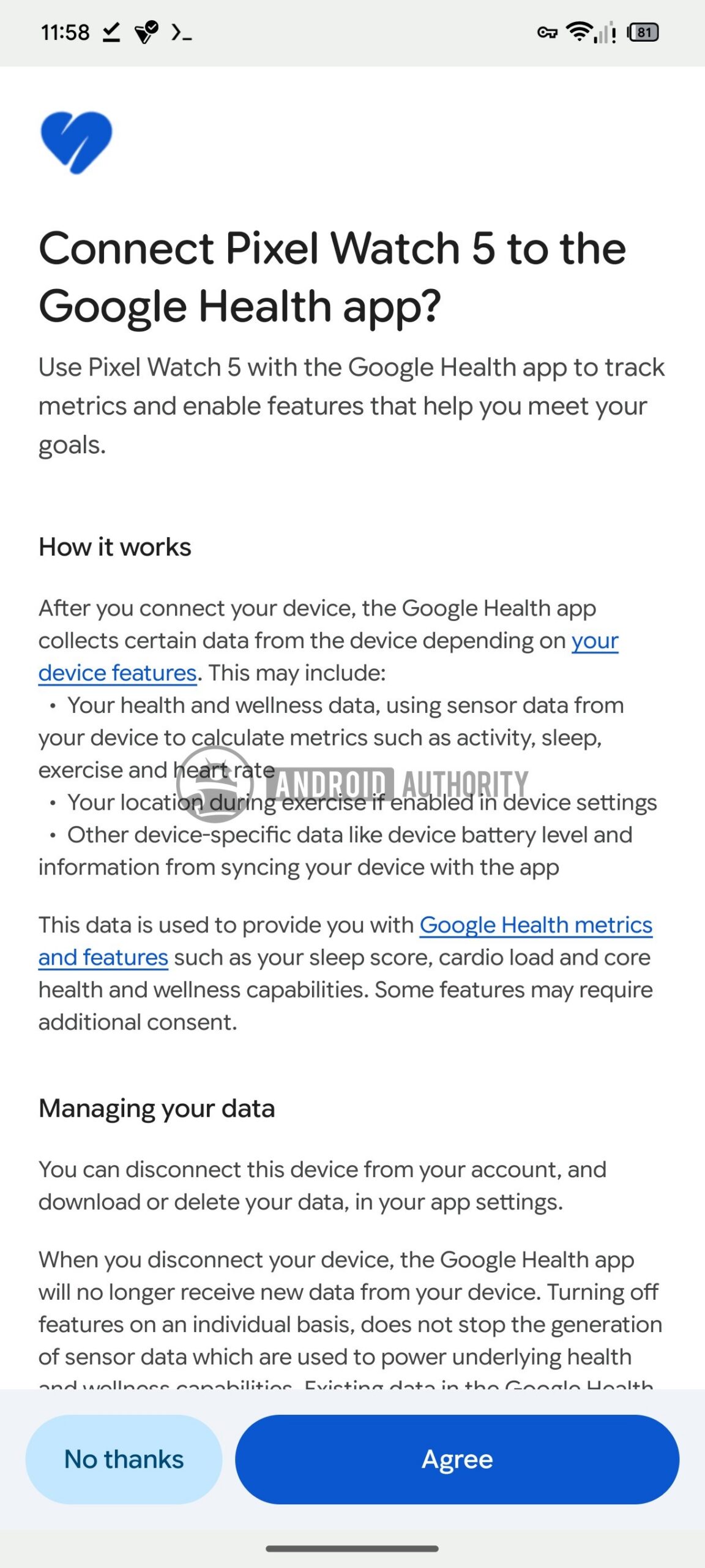 Pixel Watch 5 Google Health 3