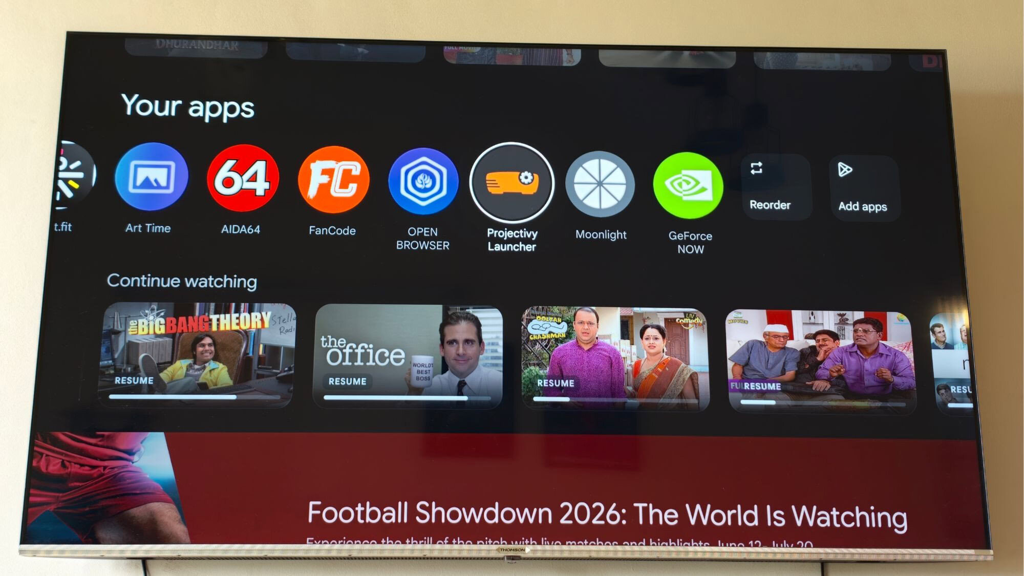 Projectivy launcher app download on Google TV Projectivy launcher app download on Google TV