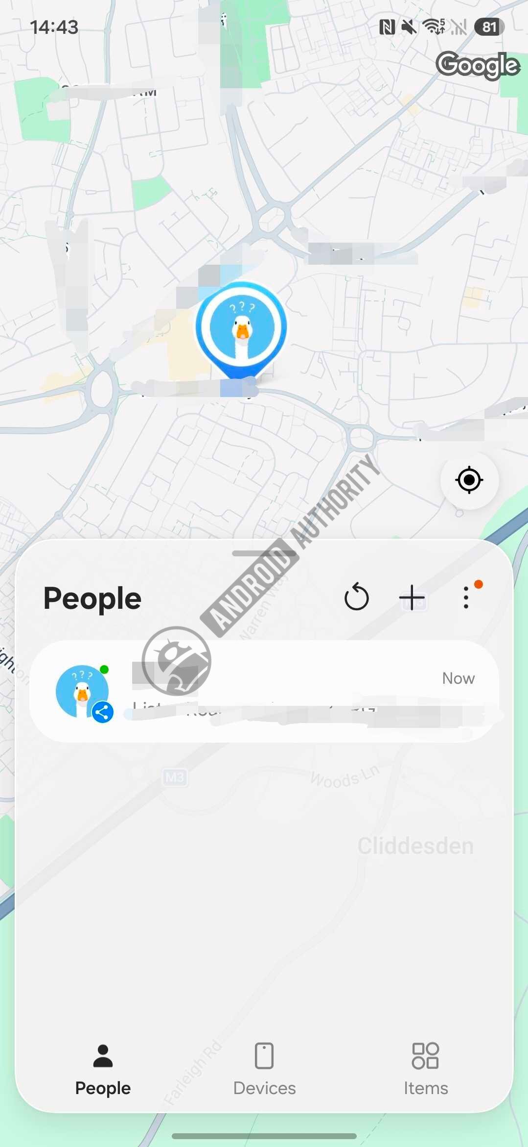 Samsung Find app before Zac watermarked