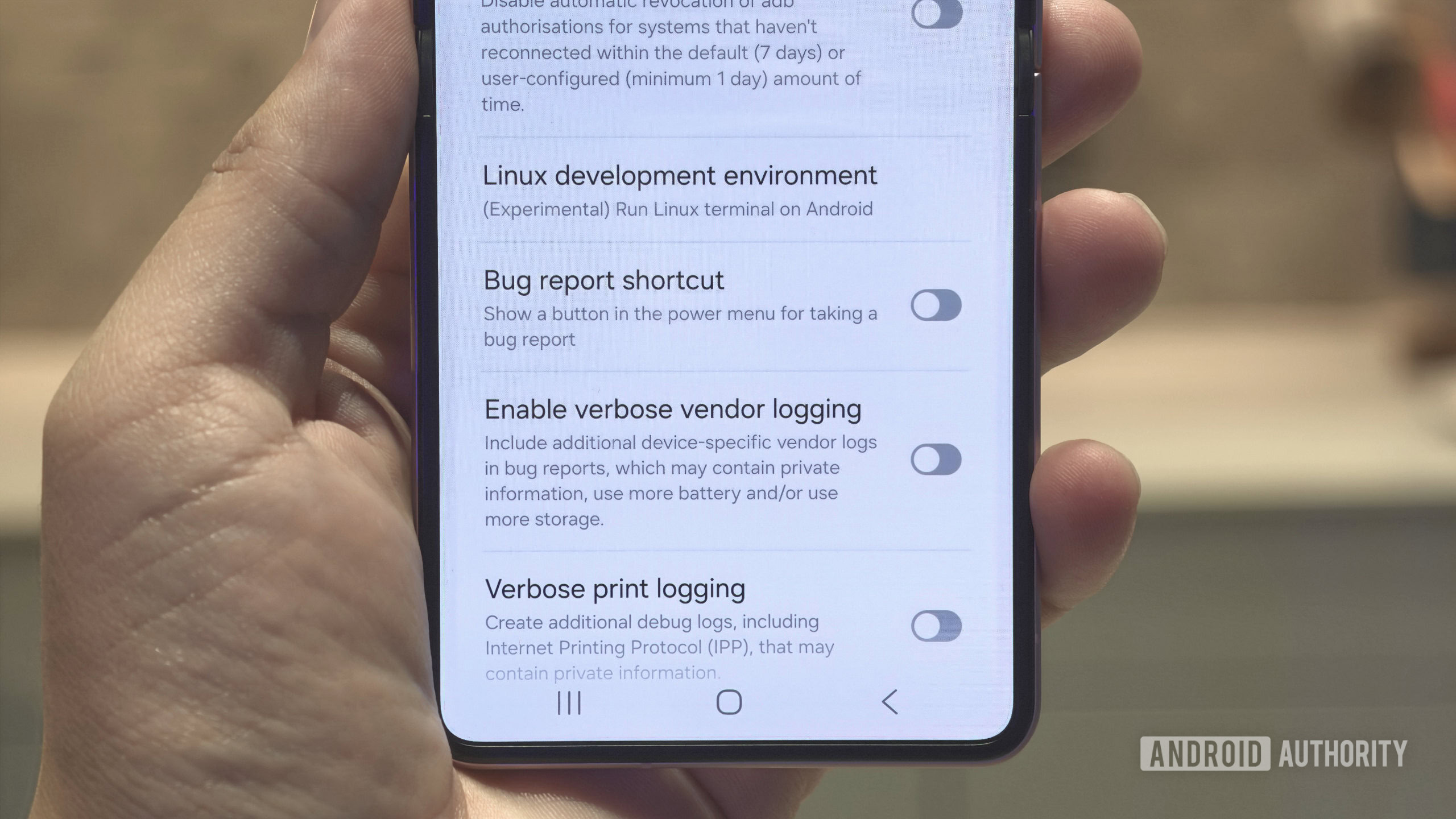 Samsung Galaxy Z Flip 8 Linux Terminal Exynos version