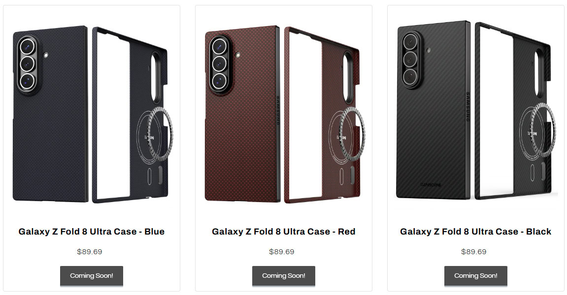 Samsung Galaxy Z Fold 8 Ultra Thinborne cases