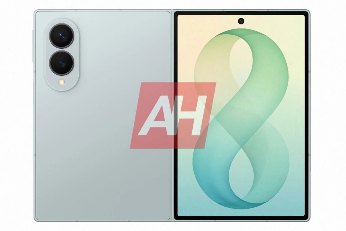 Samsung Galaxy Z Fold 8 Pistachio render 4