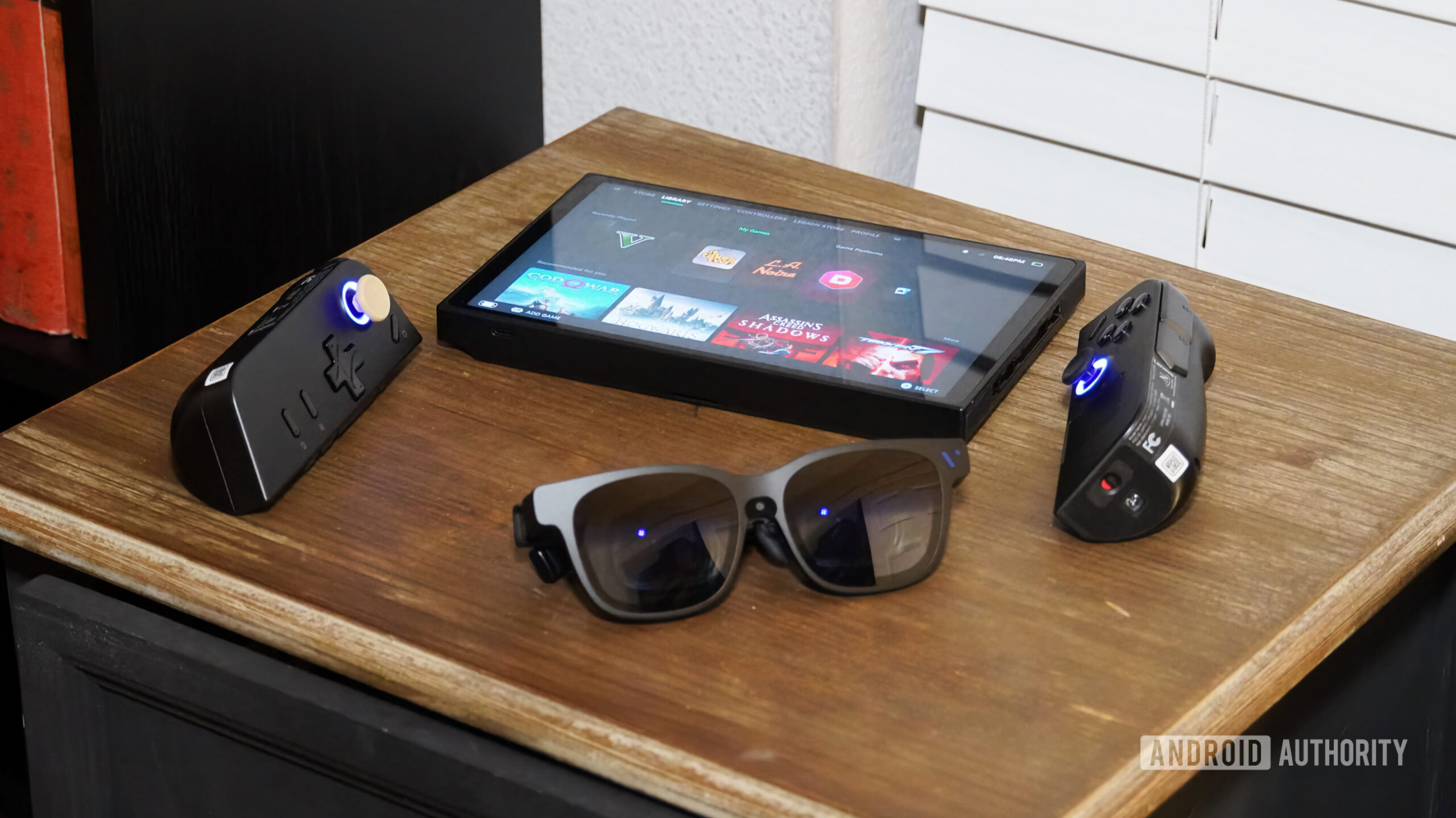 The VITURE Beast connected to a detached Lenovo Legion Go.