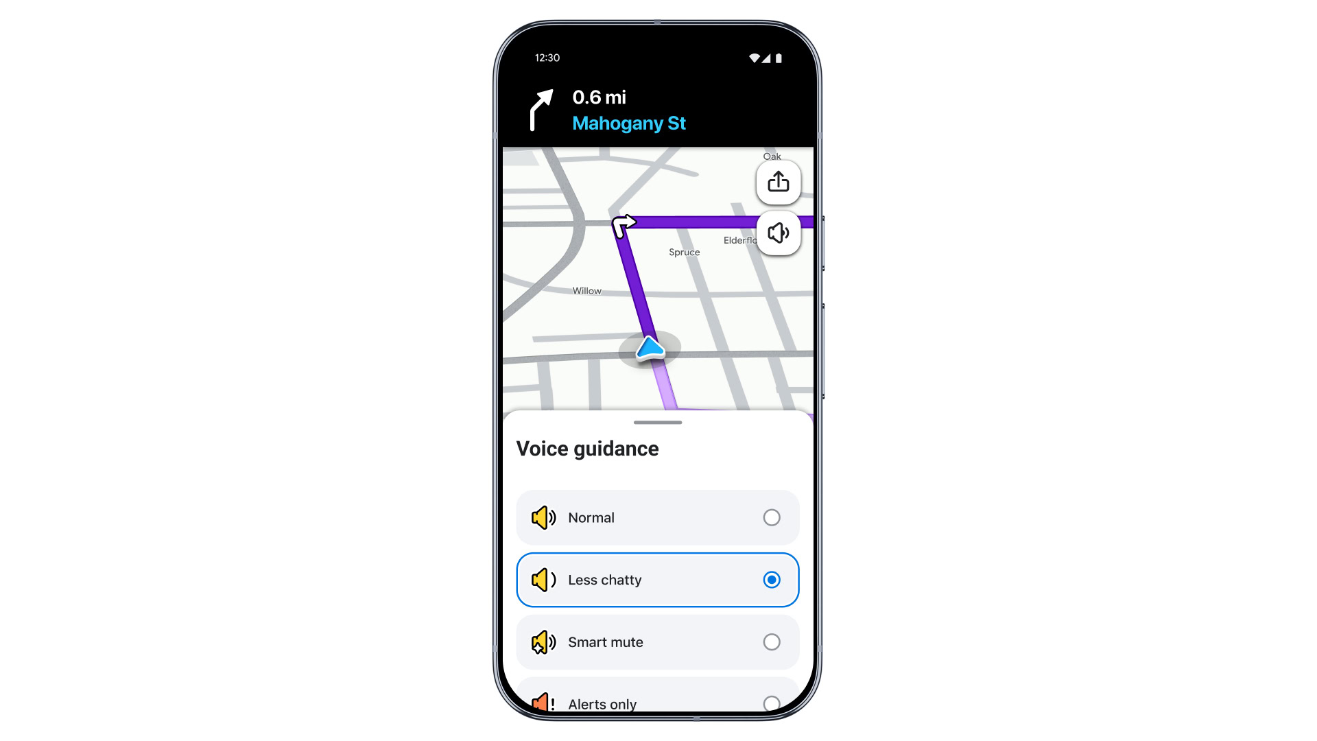 Waze Less Chatty Mode Waze Less Chatty Mode