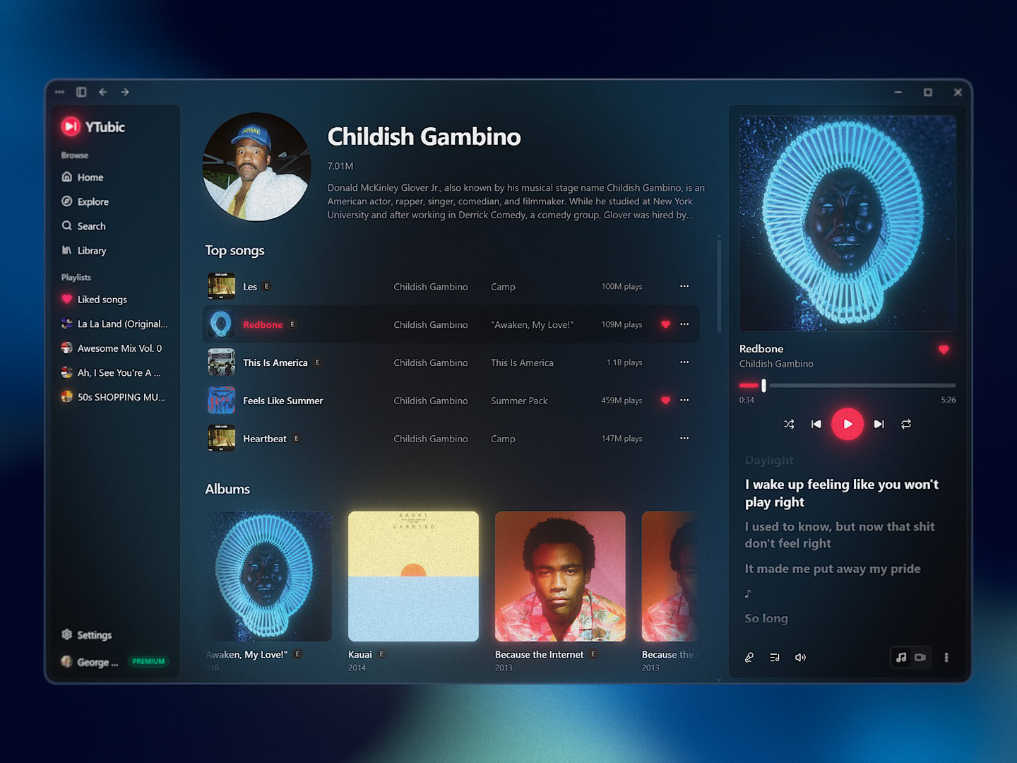 YTubic Unofficial YouTube Music client for Windows converted YTubic Unofficial YouTube Music client for Windows converted