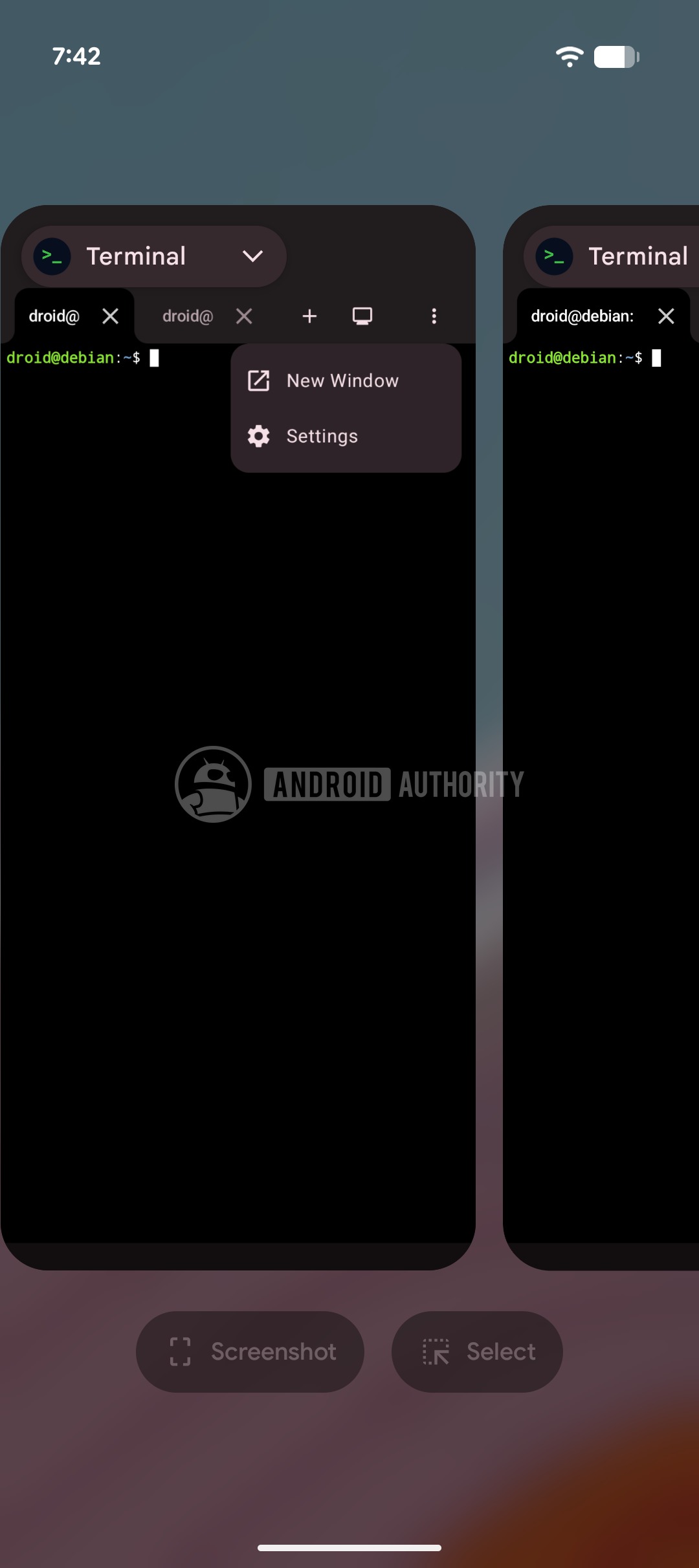 android 17 qpr1 beta 6 terminal app new window image 2 watermarked