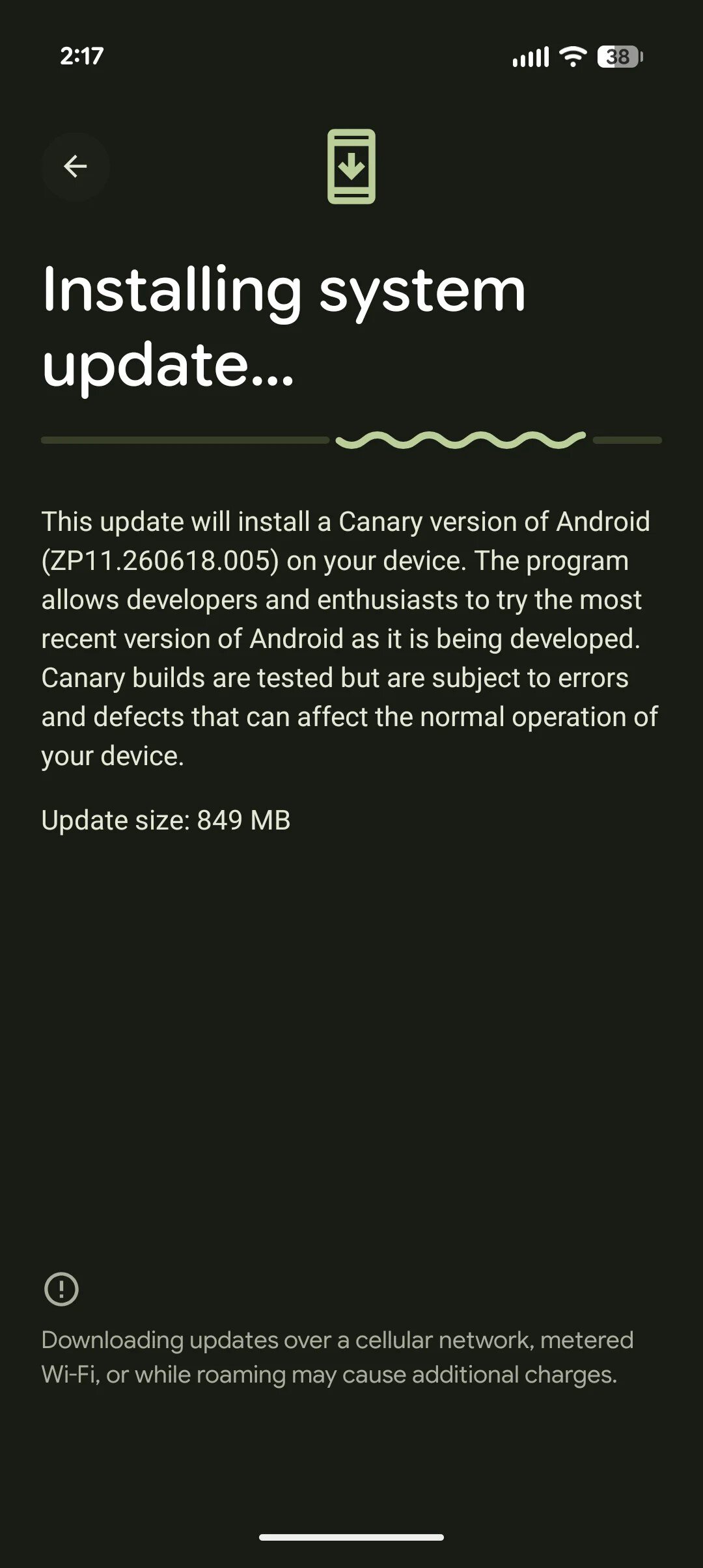 android canary july 2026 1