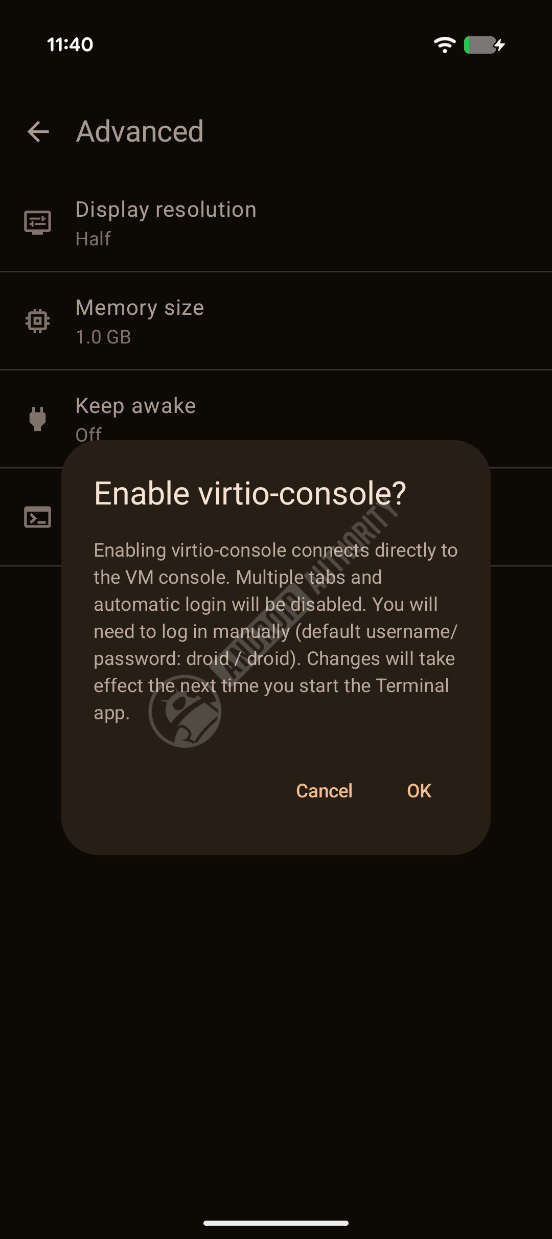 android linux terminal console 3 watermarked