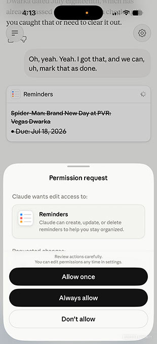 claude voice mode mark reminder complete image