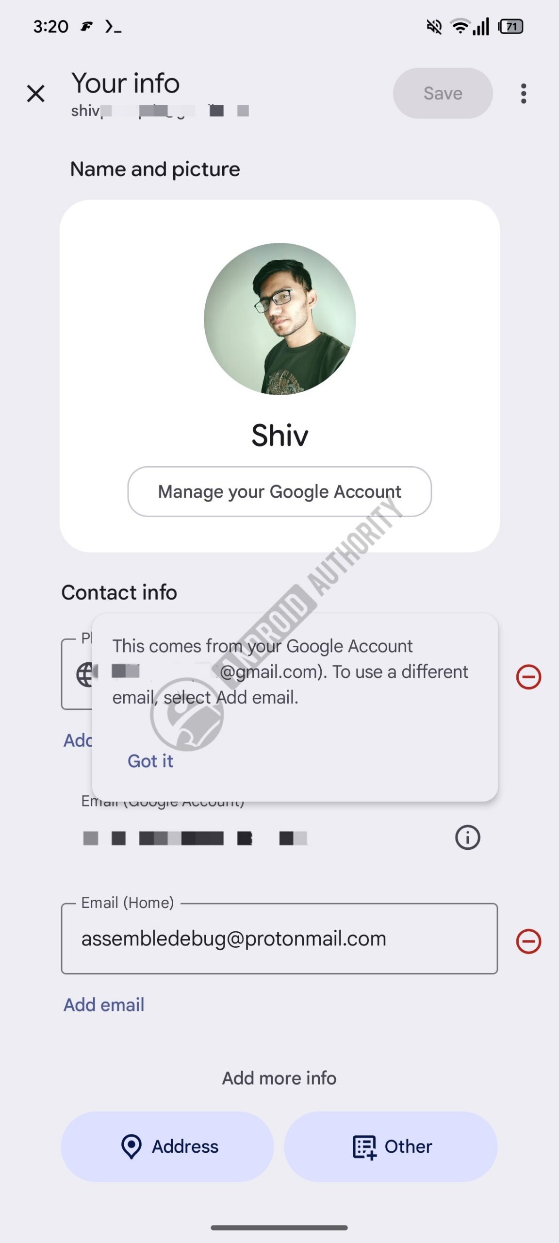 contacts your info tap share 6 watermarked