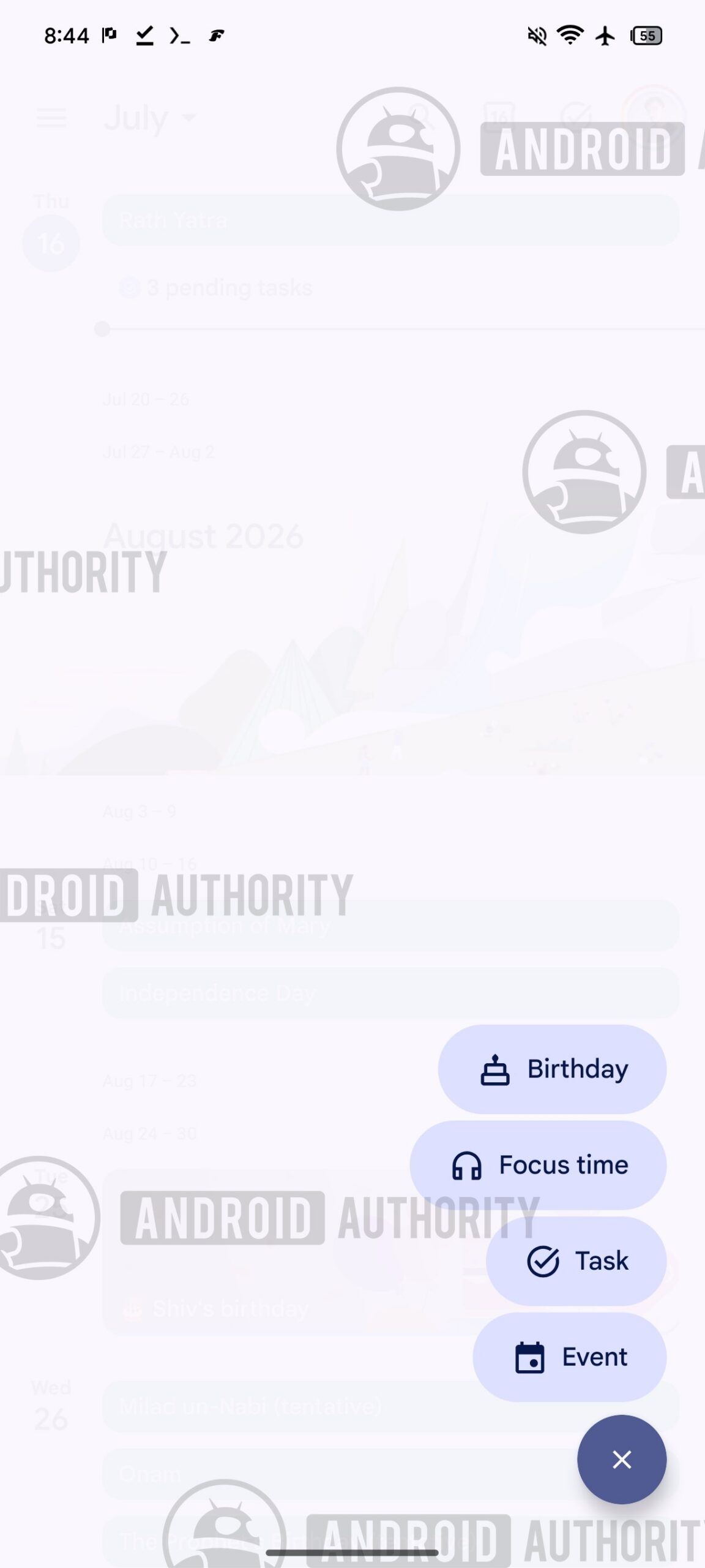 focus time calendar android 1 watermarked