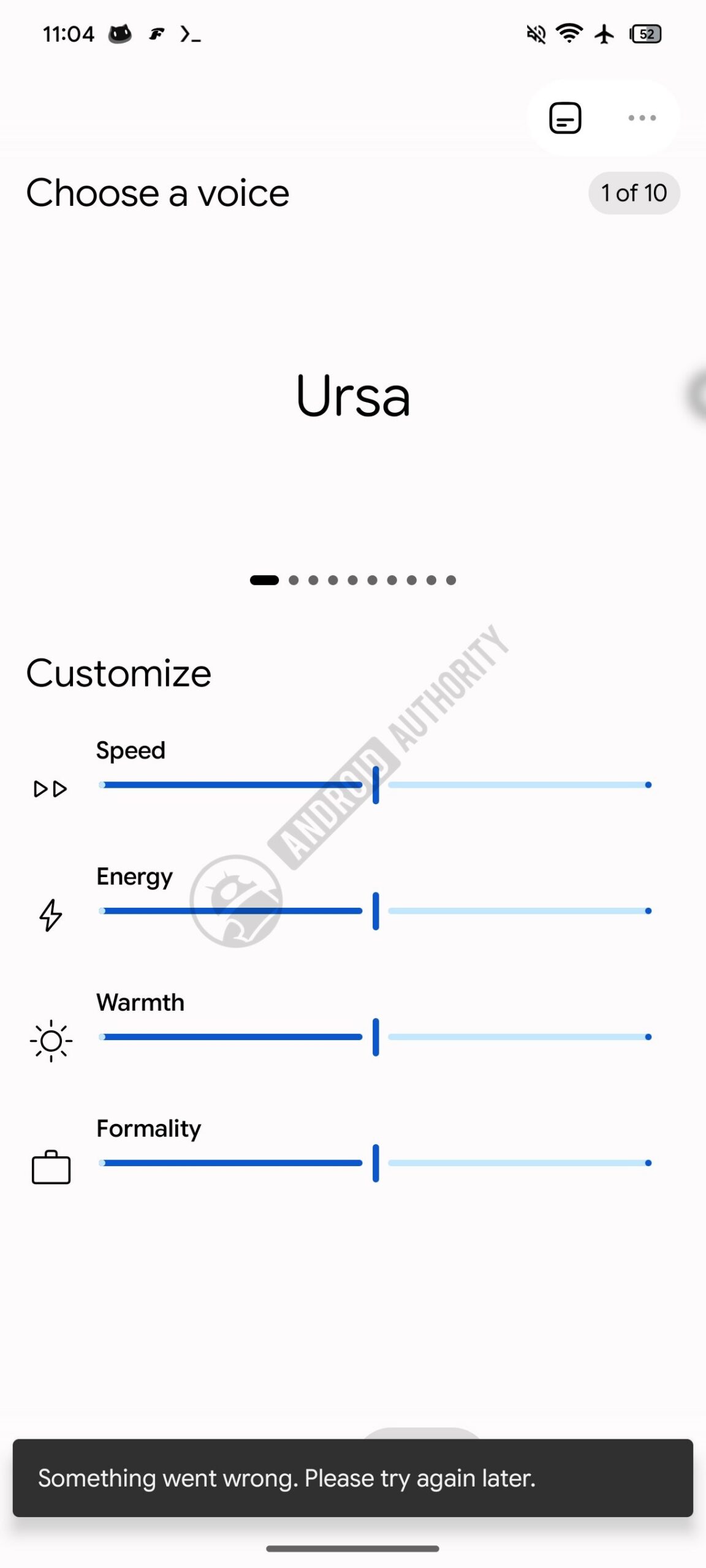 gemini voice options watermarked