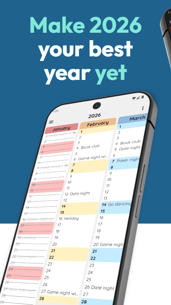 glance calendar screenshot 1
