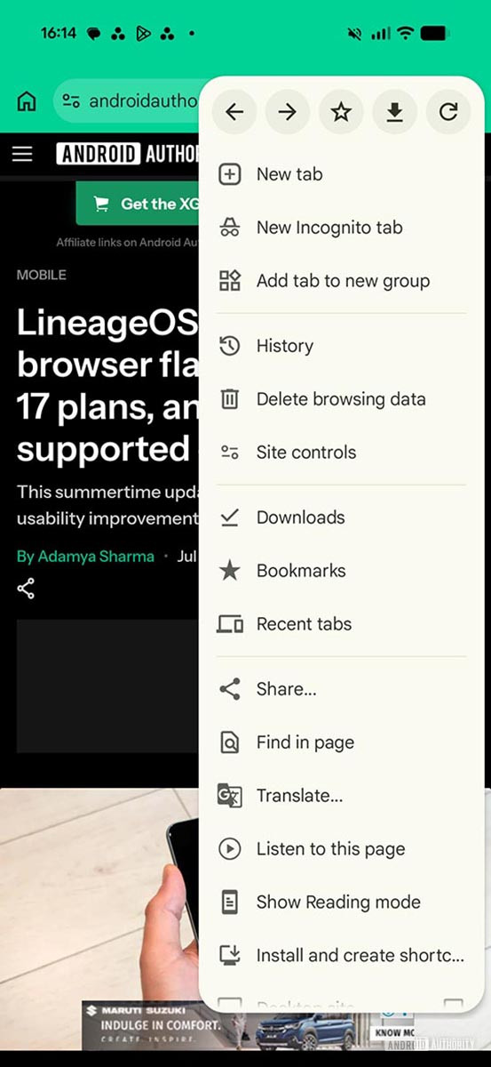 google chrome new version with back button image 2