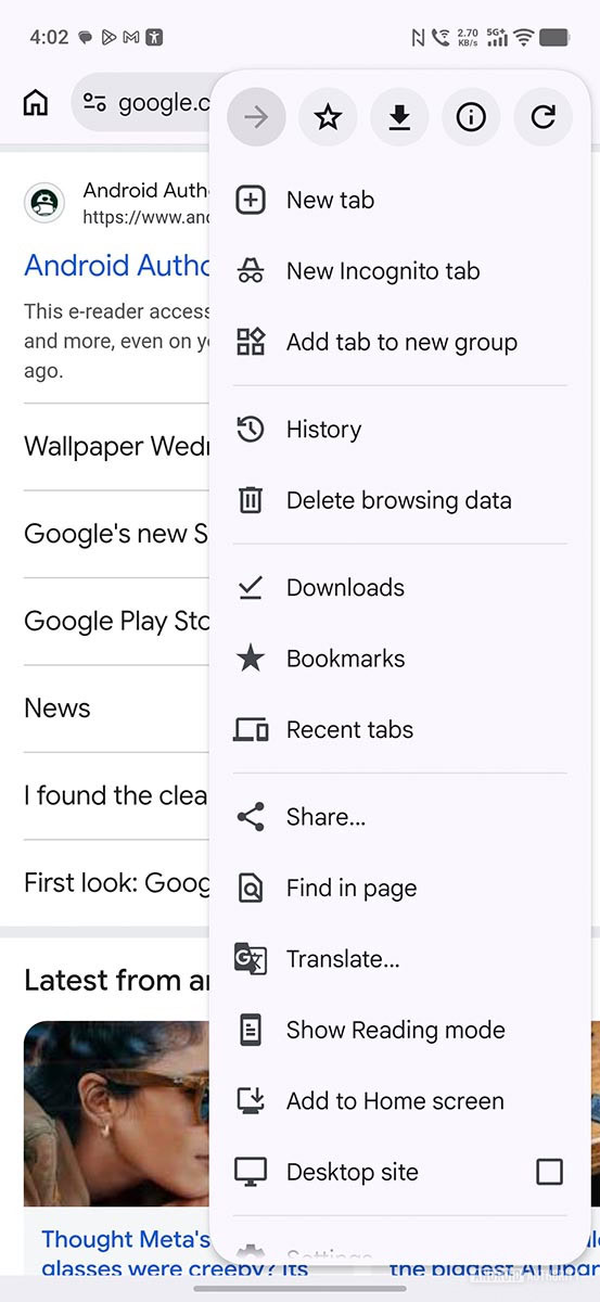 google chrome old version without back button