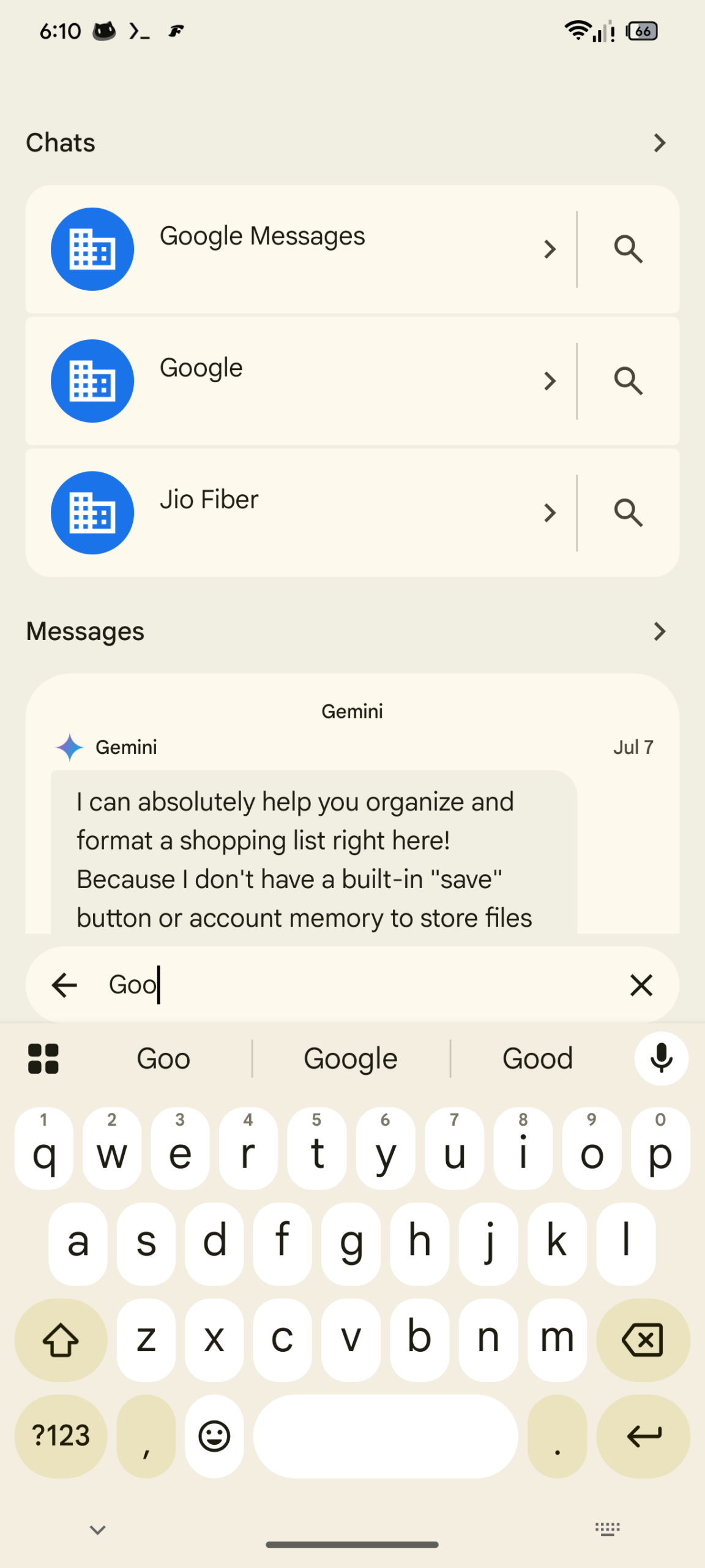 messages search results new assemble debug