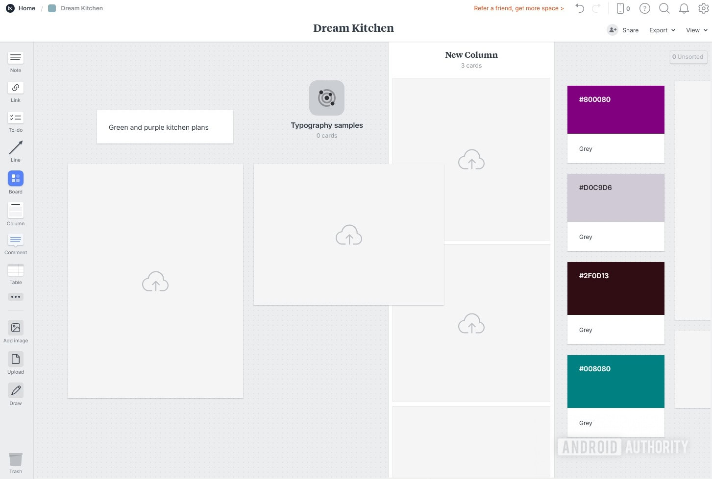milanote screenshot 1