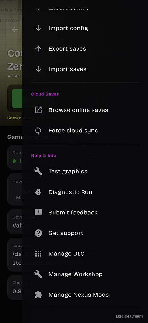 nexus mods support in gamenative