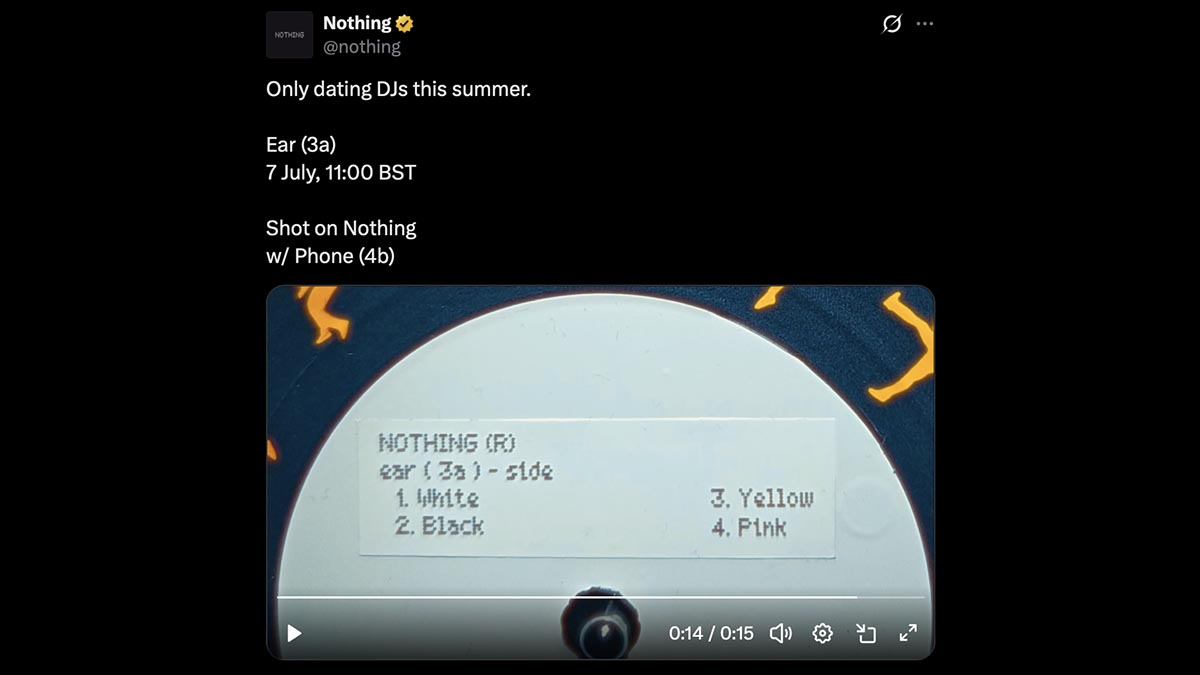 nothing ear 3a launch date x post nothing ear 3a launch date x post