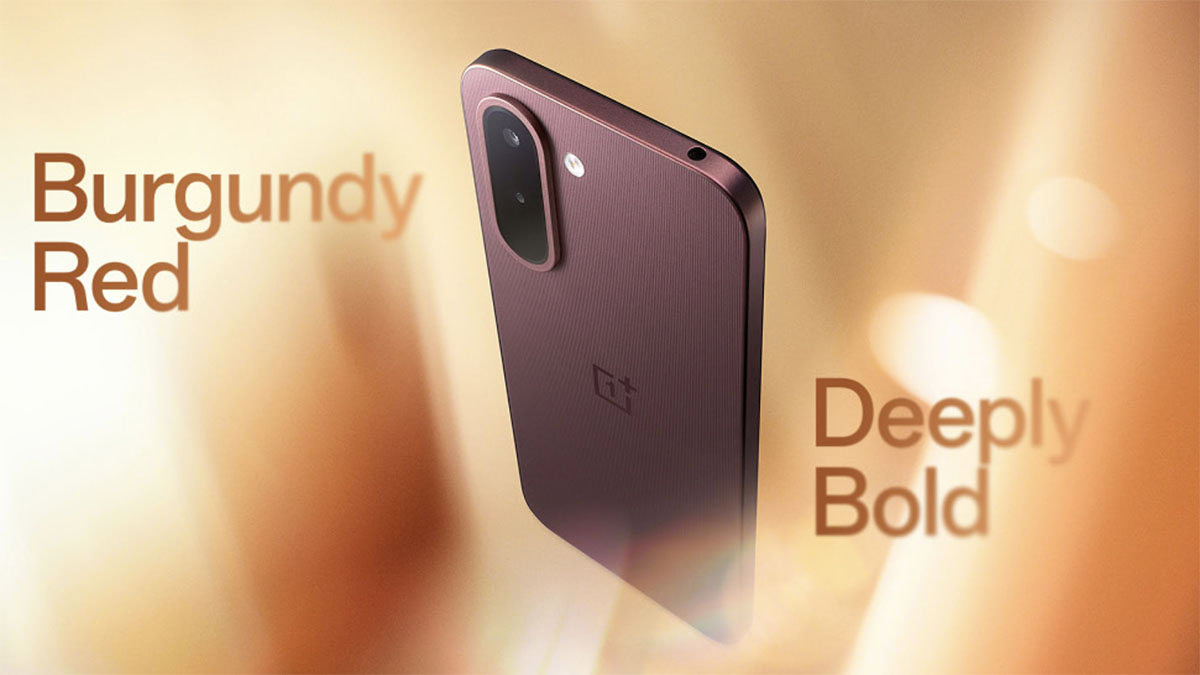 oneplus n6x burgundy red color image