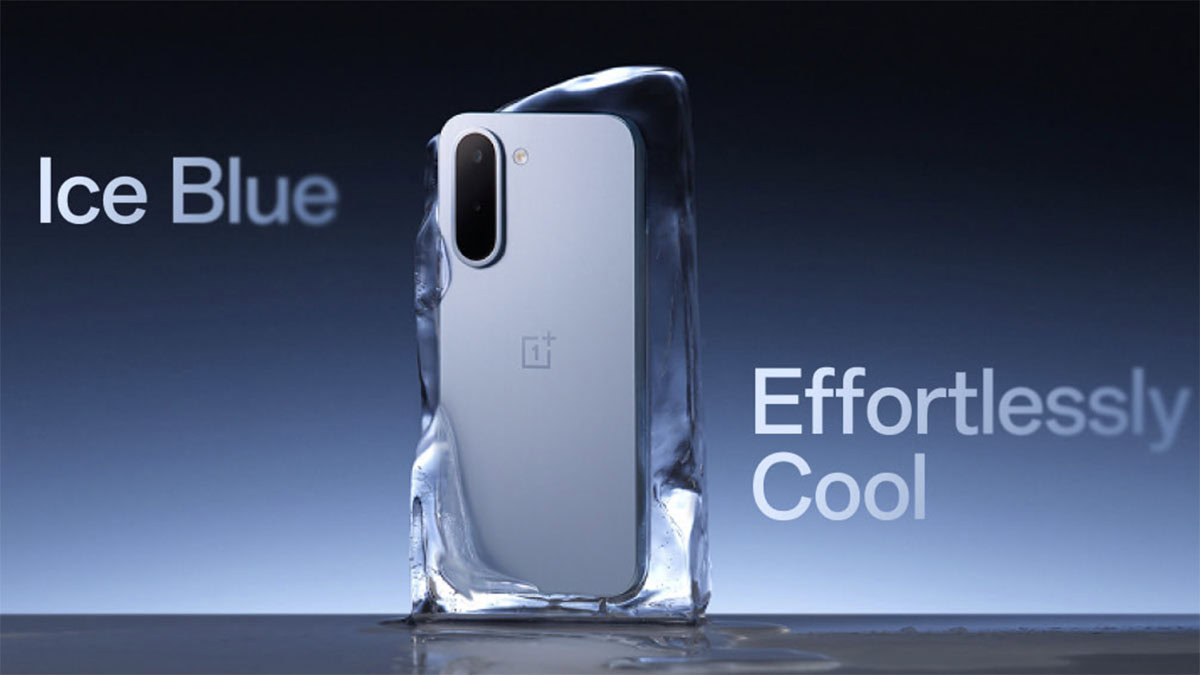 oneplus n6x ice blue color image