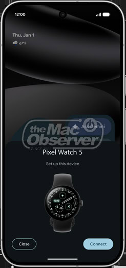 pixel 11 pro pixel watch 5 pairing prompt