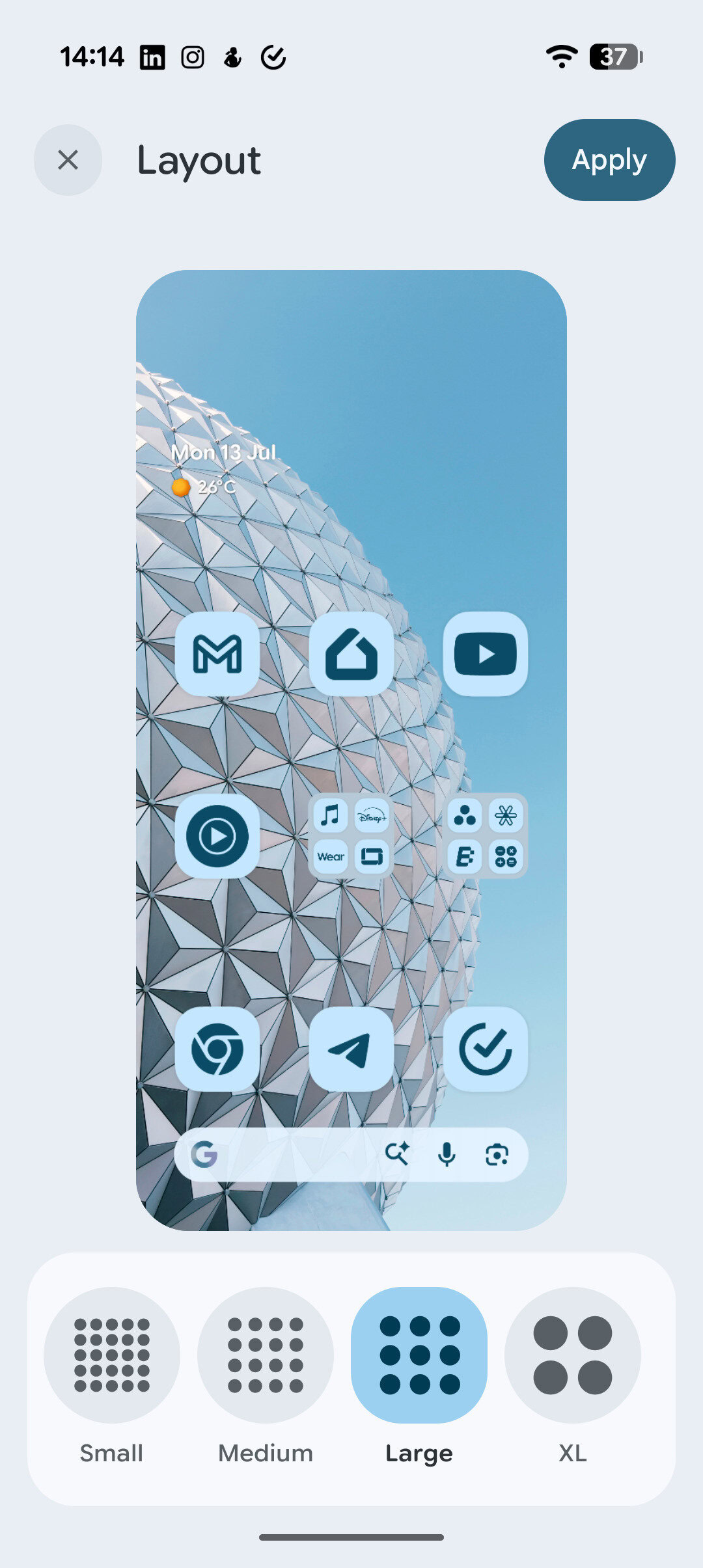 pixel grid sizes 3