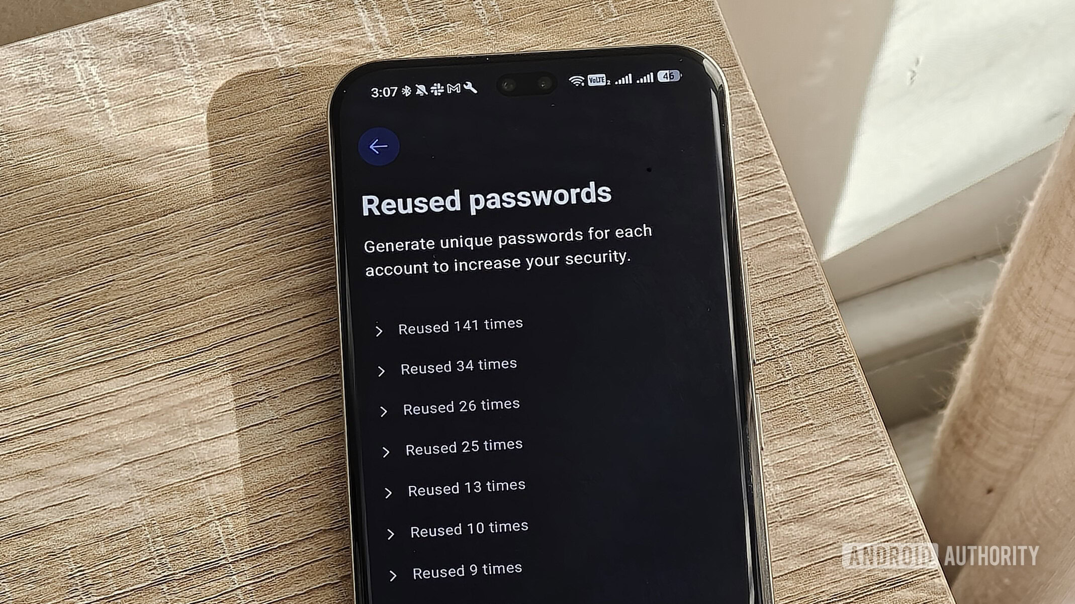 reused passwords counter shown in proton pass app reused passwords counter shown in proton pass app