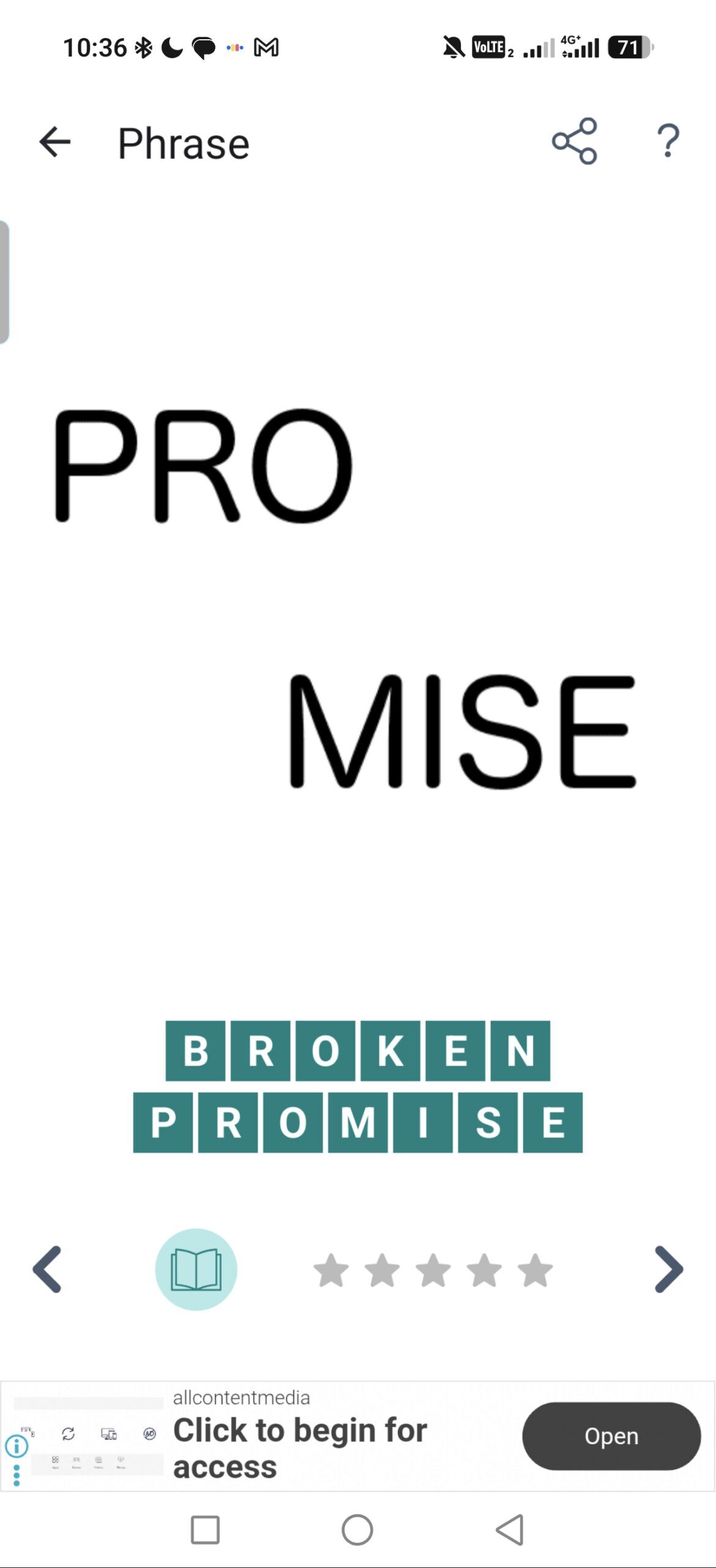 solved dingbats puzzle