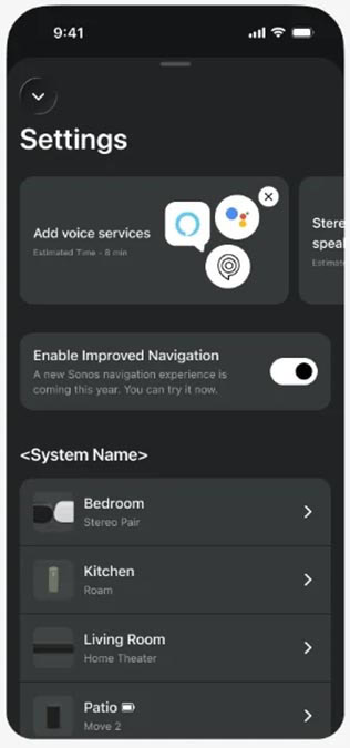 sonos app update speakers list image new