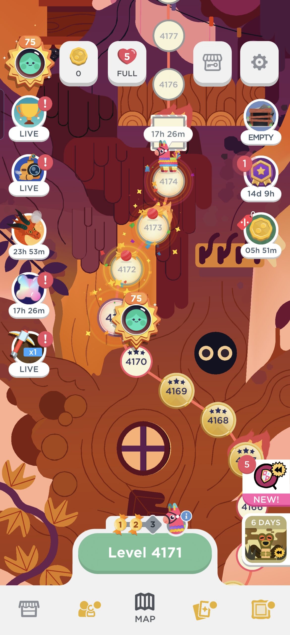 two dots main path