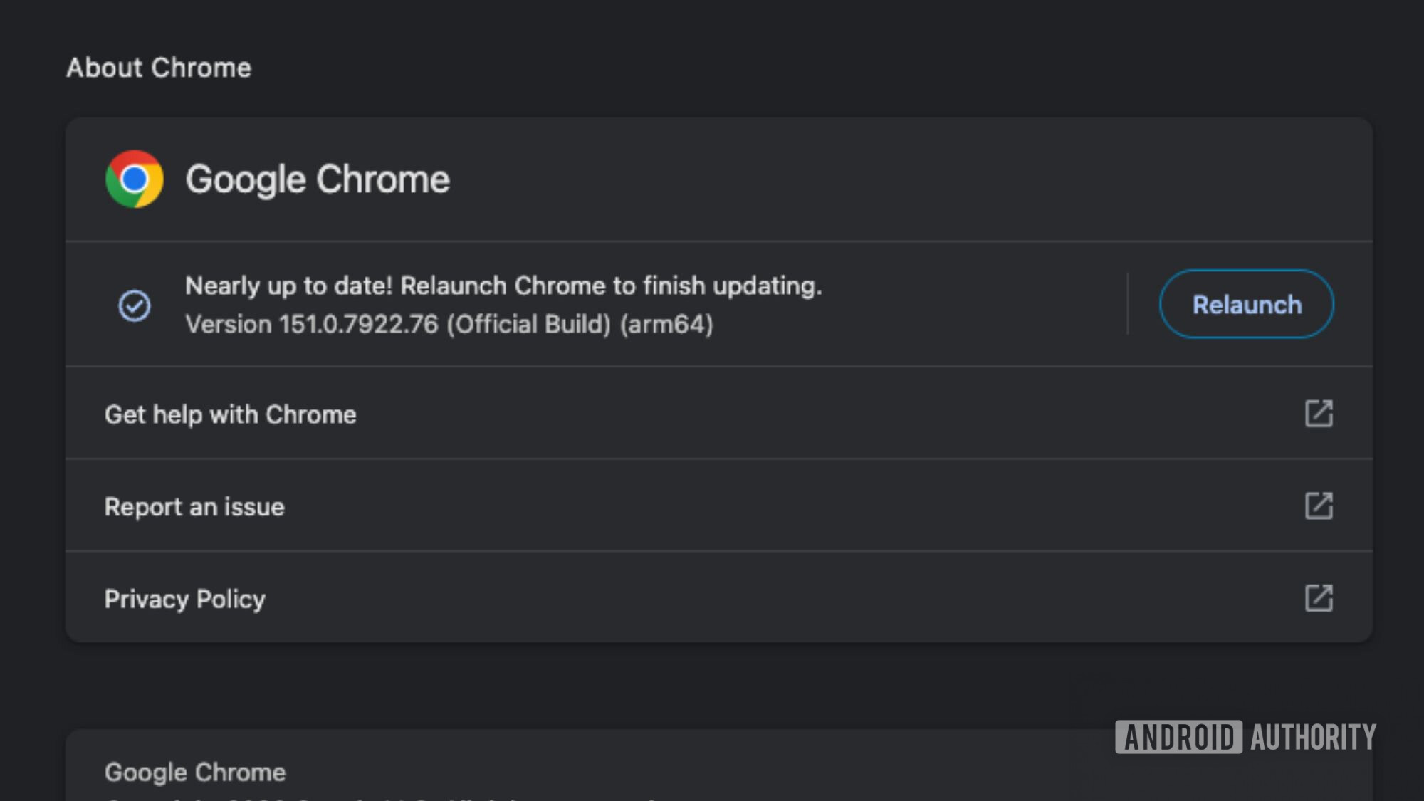 About Chrome settings on Windows 11 PC