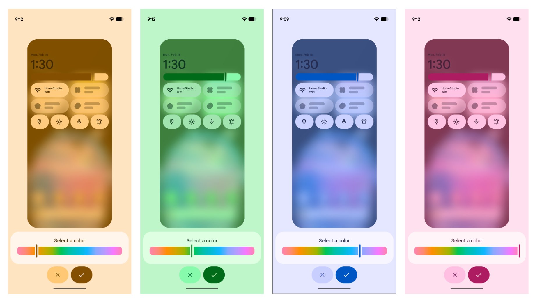Android 17 QPR 2 Beta 3 Hue Slider