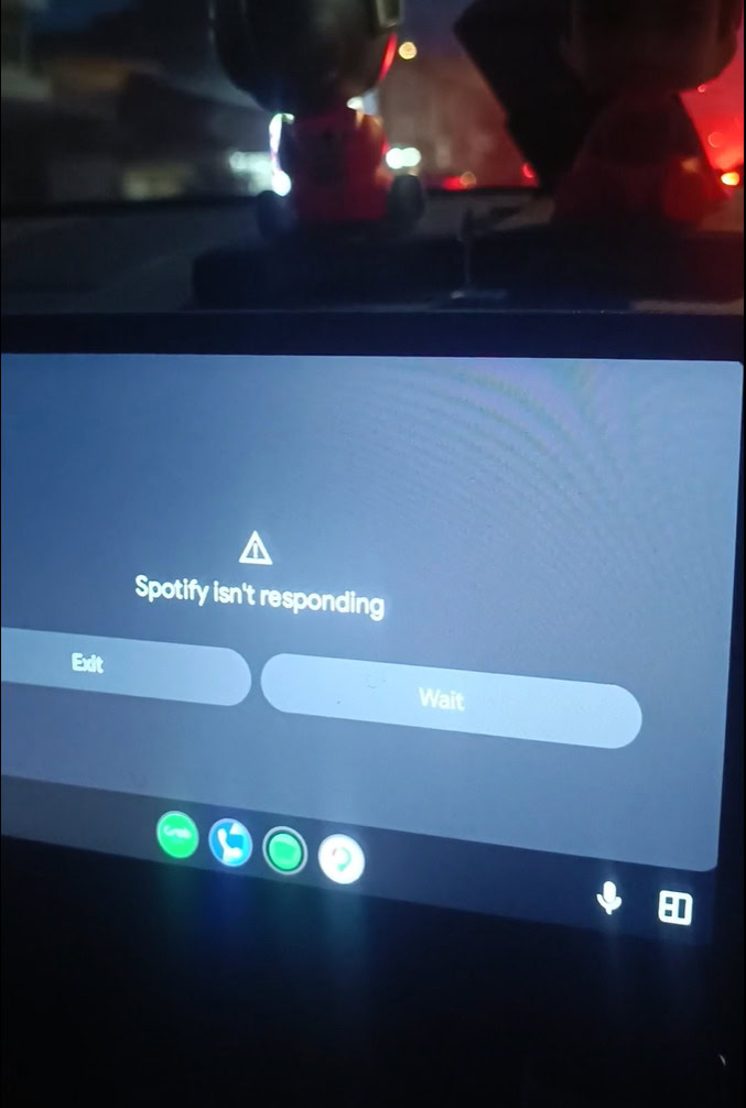 Android Auto Spotify error