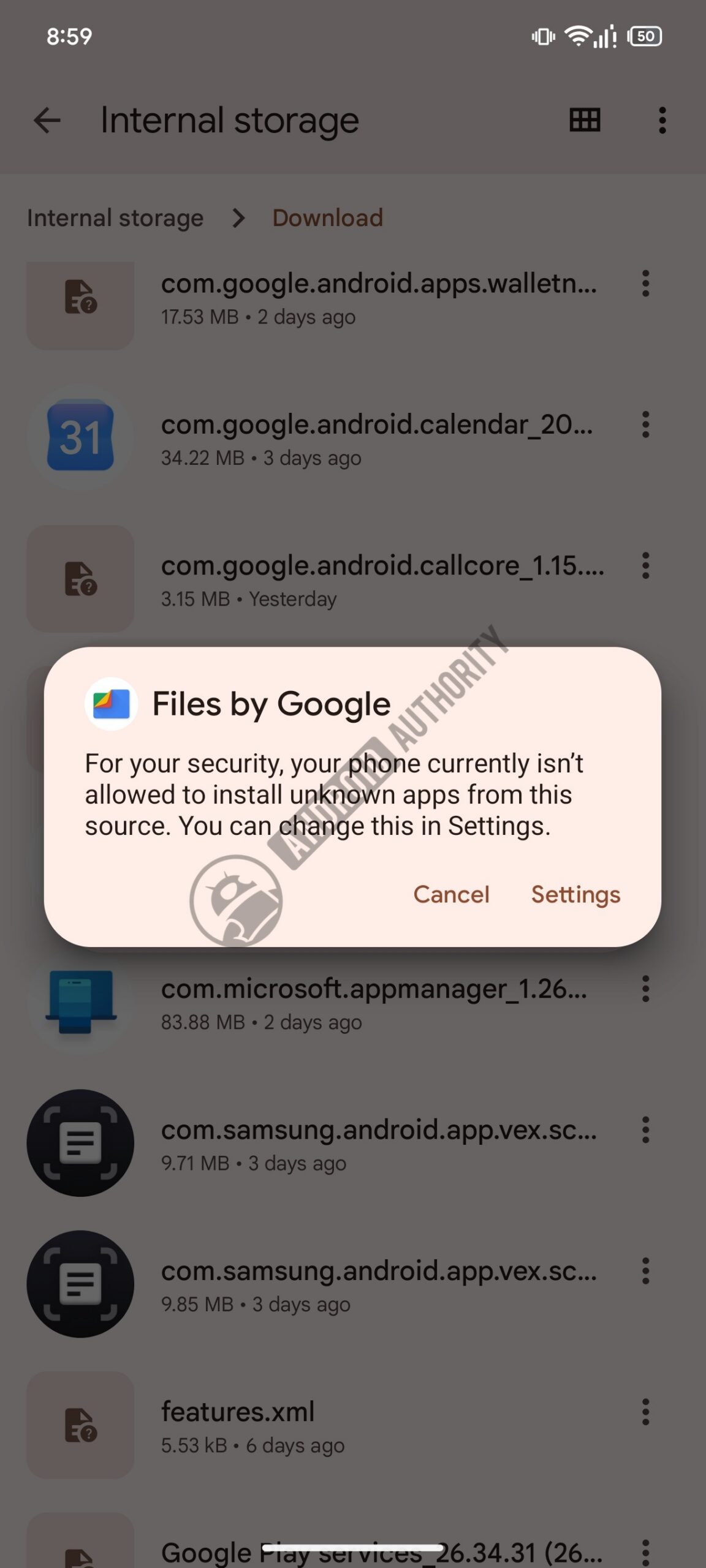Android Install Unknown Apps permissions 1 watermarked