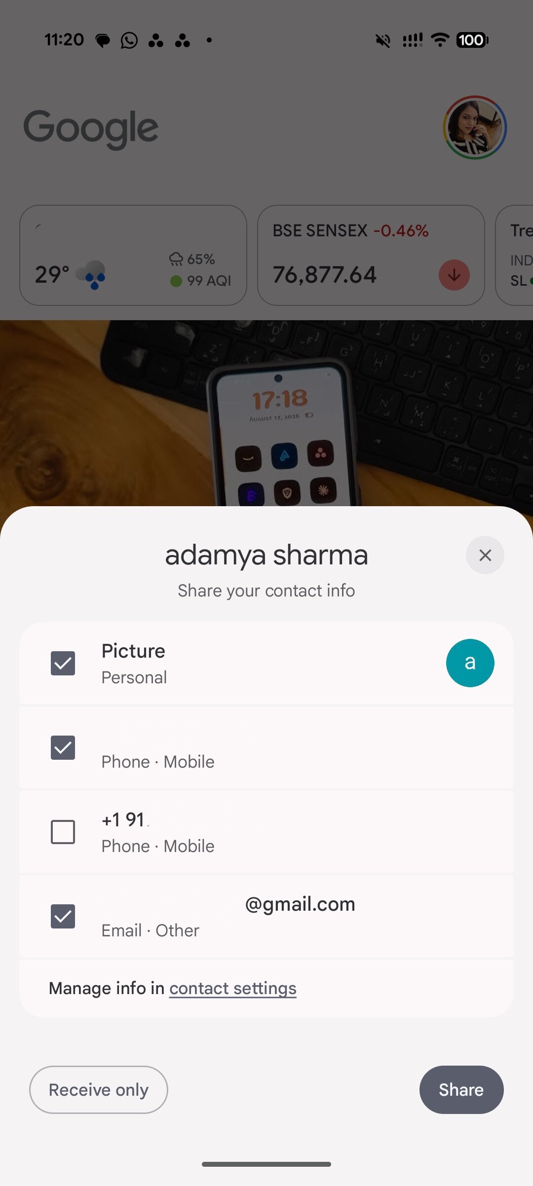 Android Tap To Share contacts How to use 1