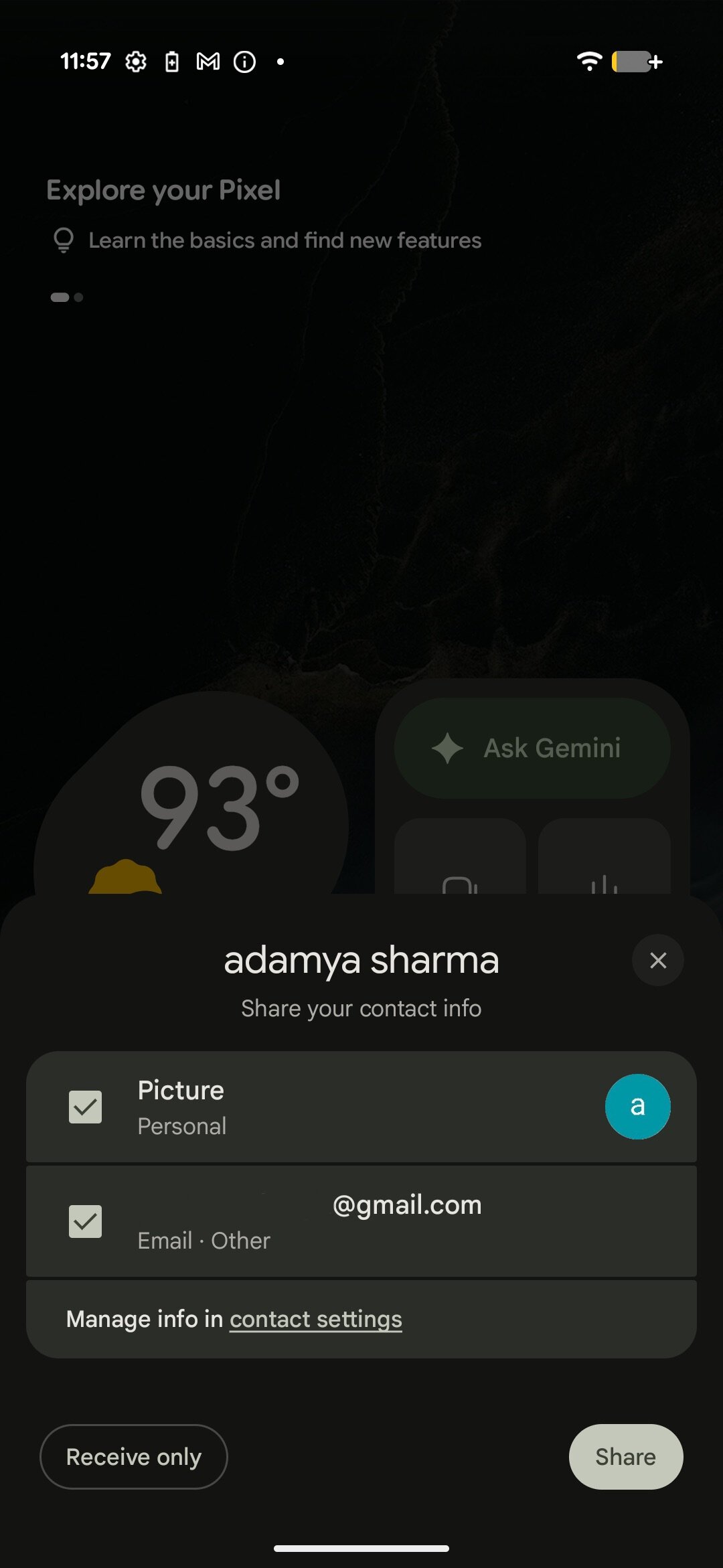 Android Tap To Share contacts How to use 2