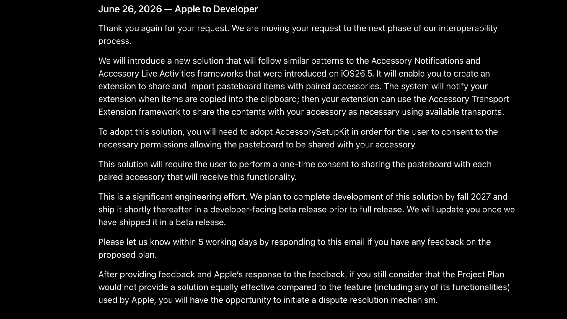 Apple reply microsoft clipboard feature