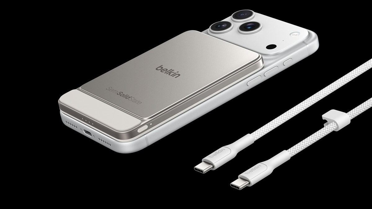 Belkin UltraCharge Pro Slim Magnetic Power Bank 5K Qi2 15W with BoostSolid Cell Belkin-UltraCharge-Pro-Slim-Magnetic-Power-Bank-5K-Qi2-15W-with-BoostSolid-Cell