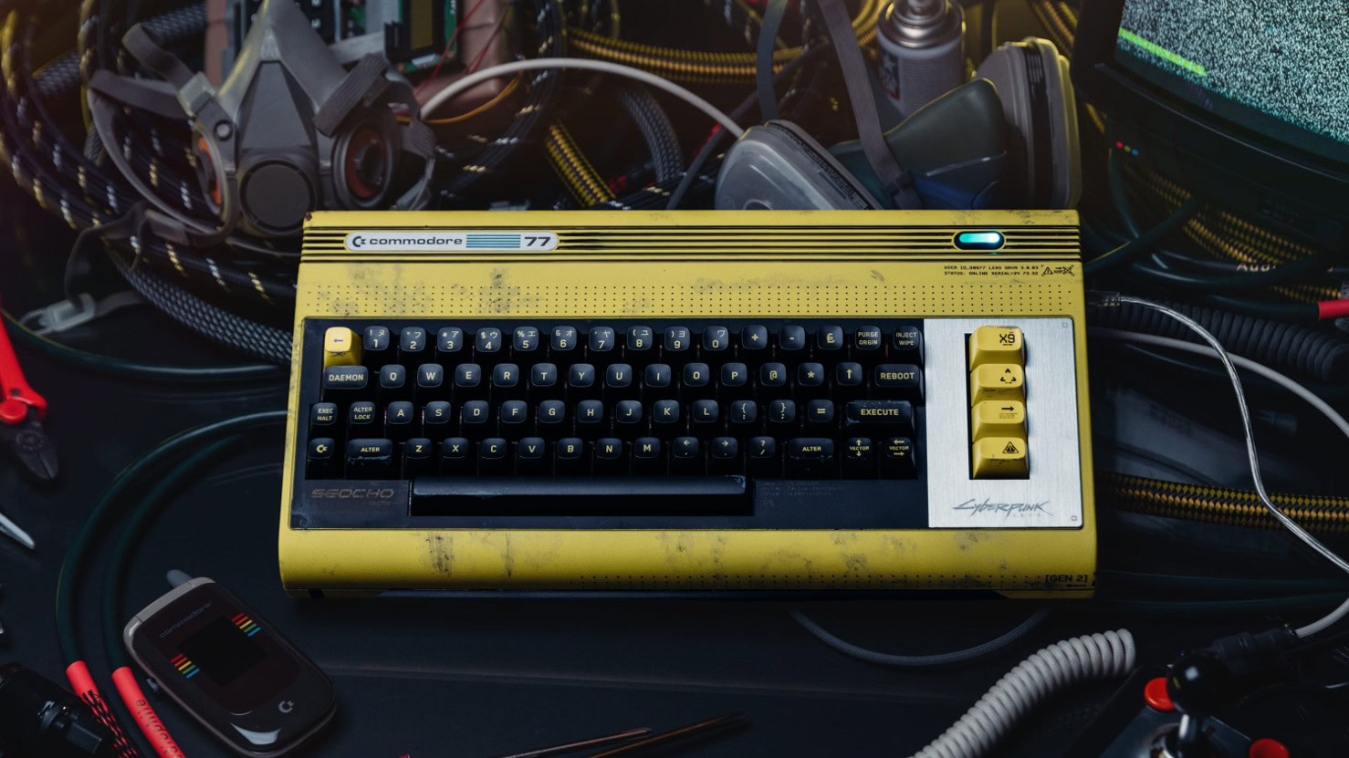 Cyberpunk 2077 meets the Commodore 64 in this gloriously retro crossover