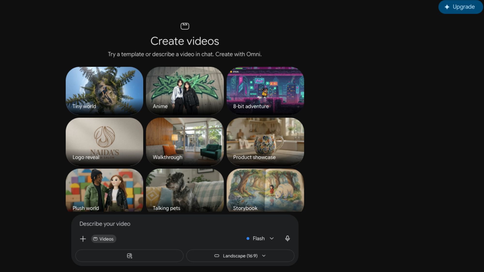 Create videos with Gemini Omni for free