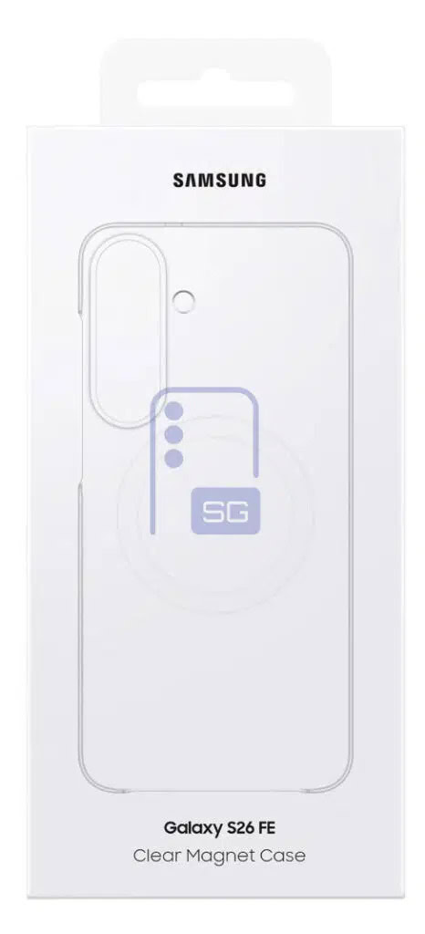 Galaxy S26 FE Clear Magnet Case box