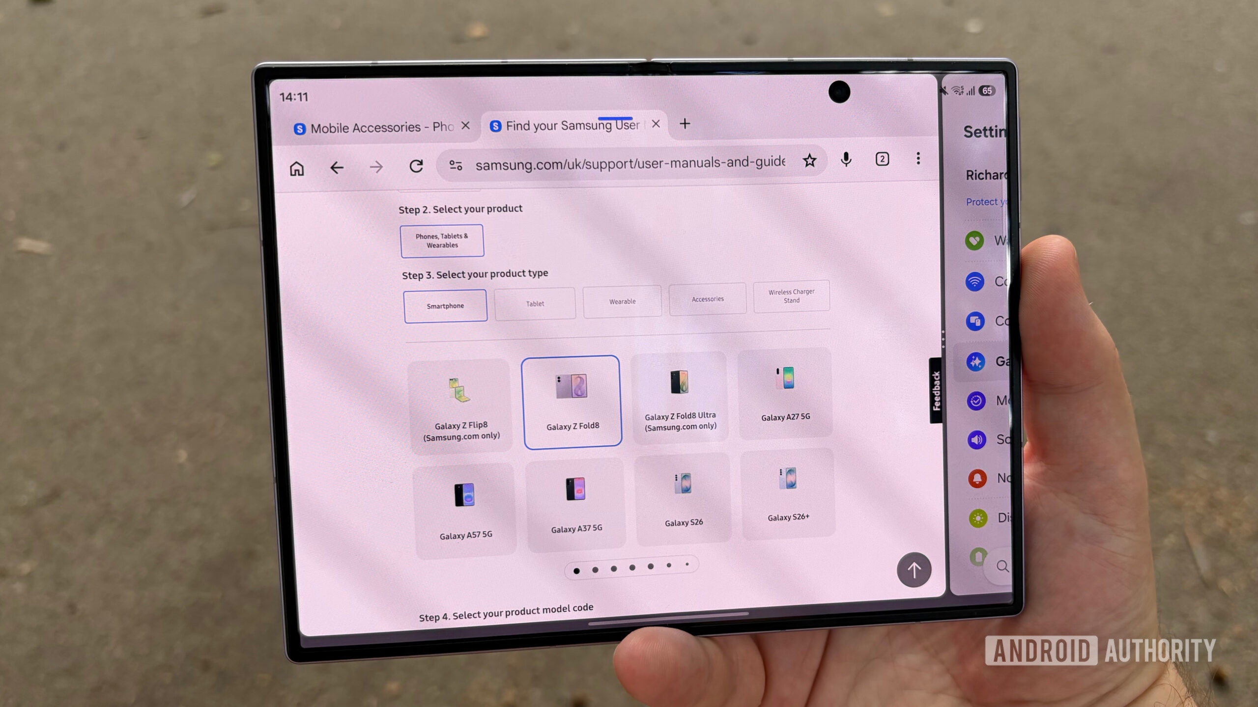 Galaxy Z Fold 8 multitasking 90 10 Galaxy Z Fold 8 multitasking 90 10