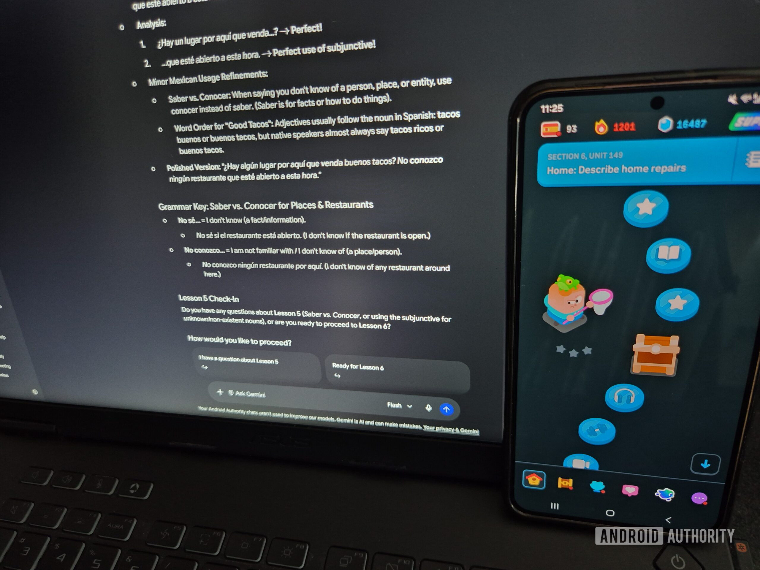 Gemini Language Tutor Duolingo 1