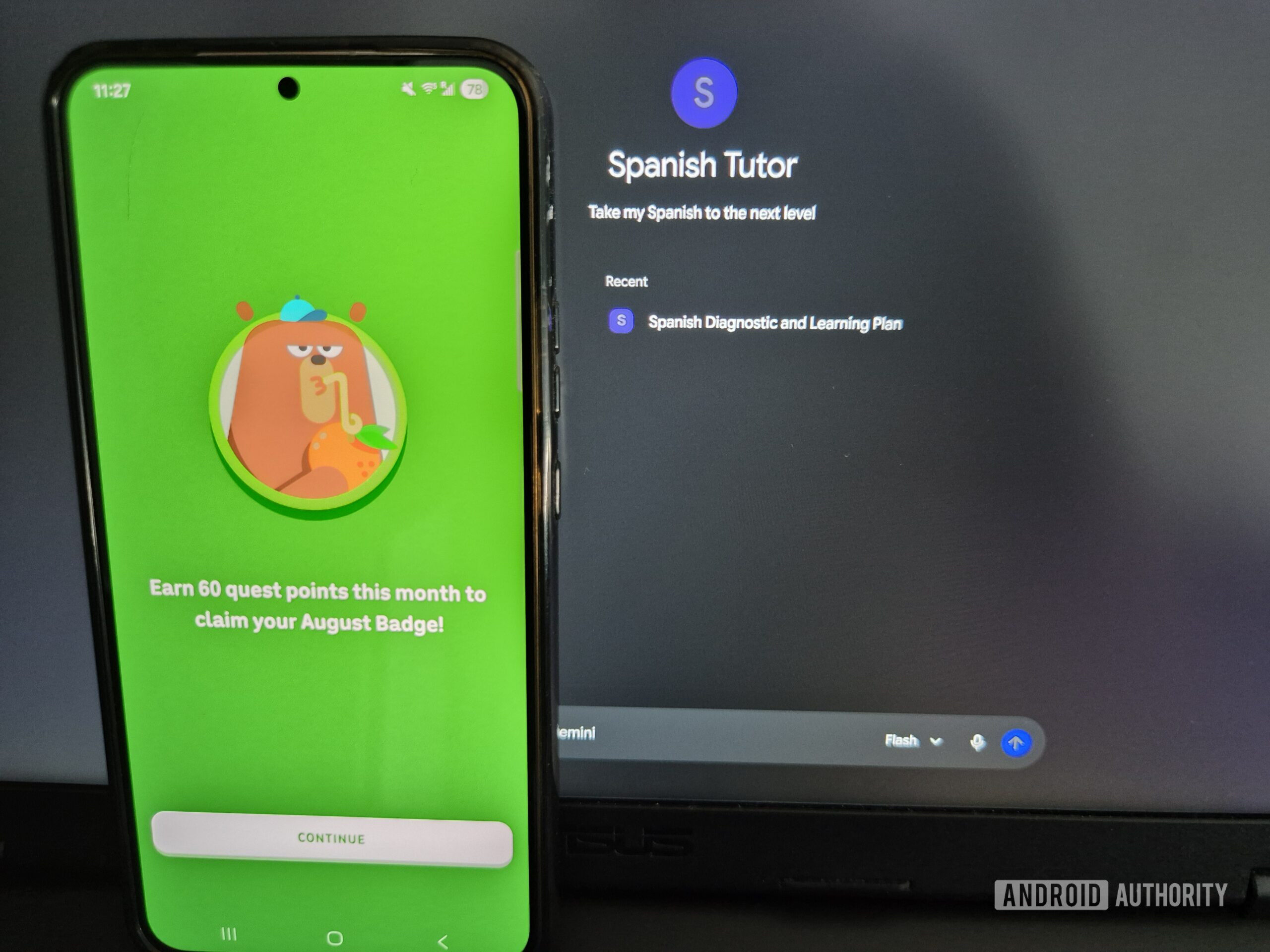 Gemini Language Tutor Duolingo 2
