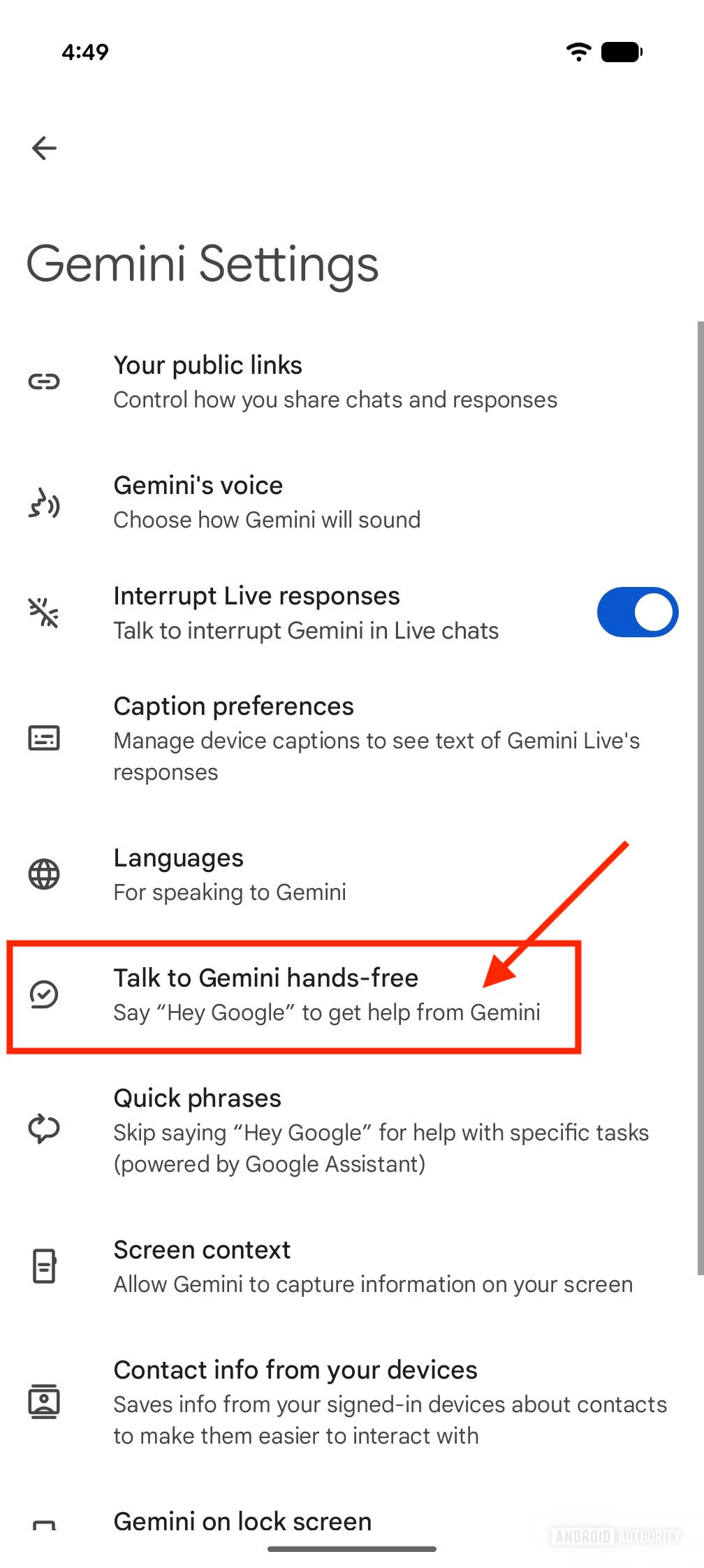 Google Maps Talk to Gemini hands free and Voice Match 3