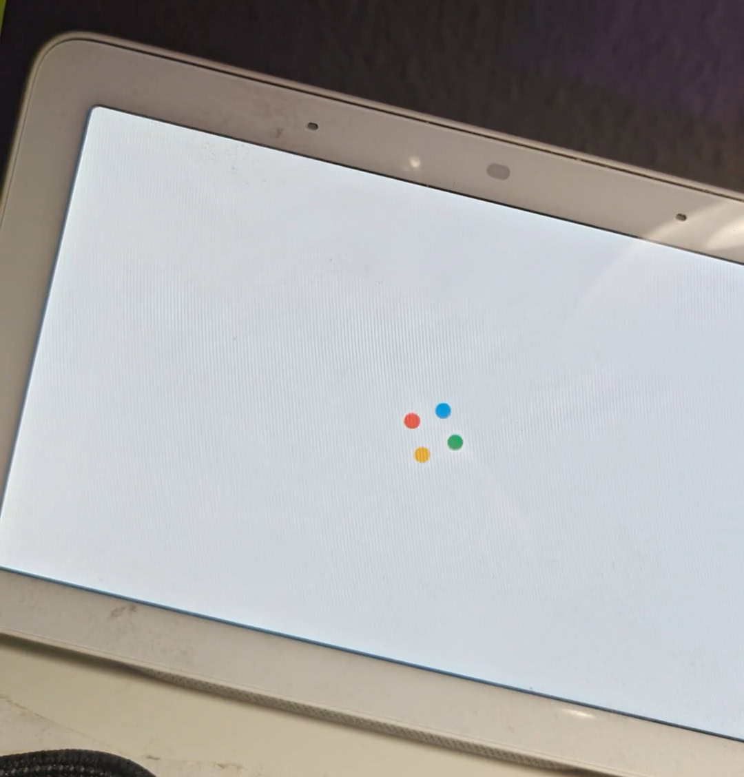 Google Nest Hub Spinning logo