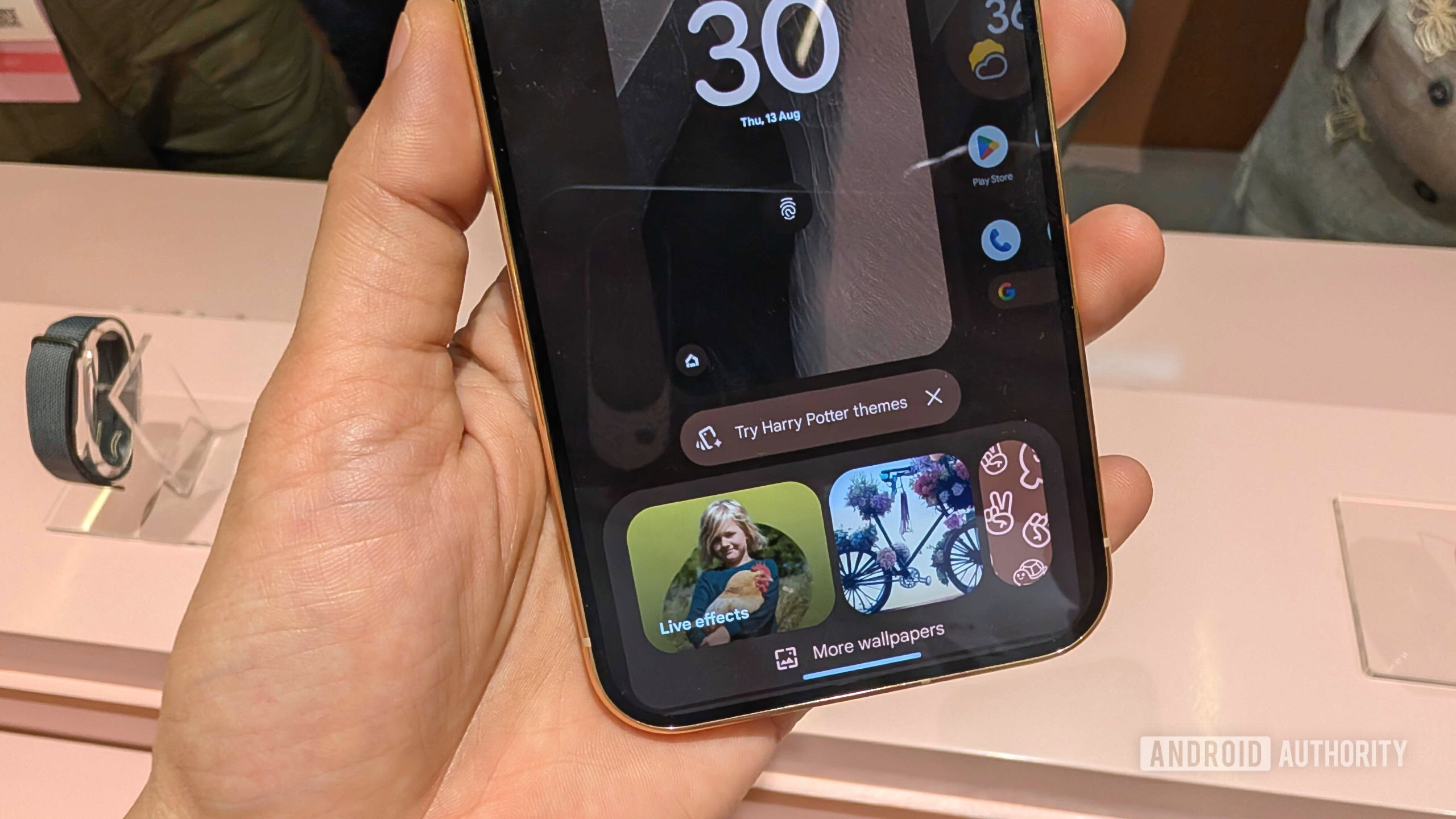 Google Pixel 11 harry potter theme popup menu Google Pixel 11 harry potter theme popup menu